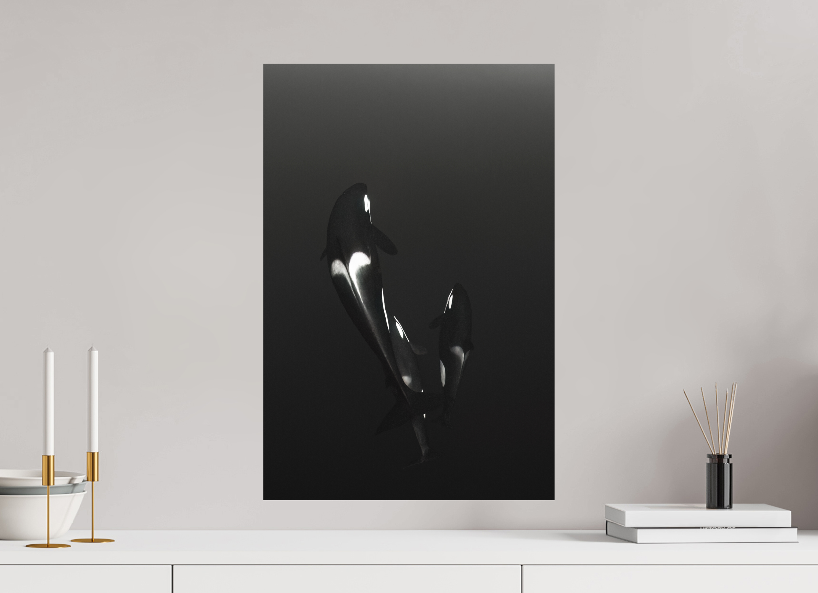 40 x 60 cm, Fine Art Print on Alu-Dibond A Mother's Love