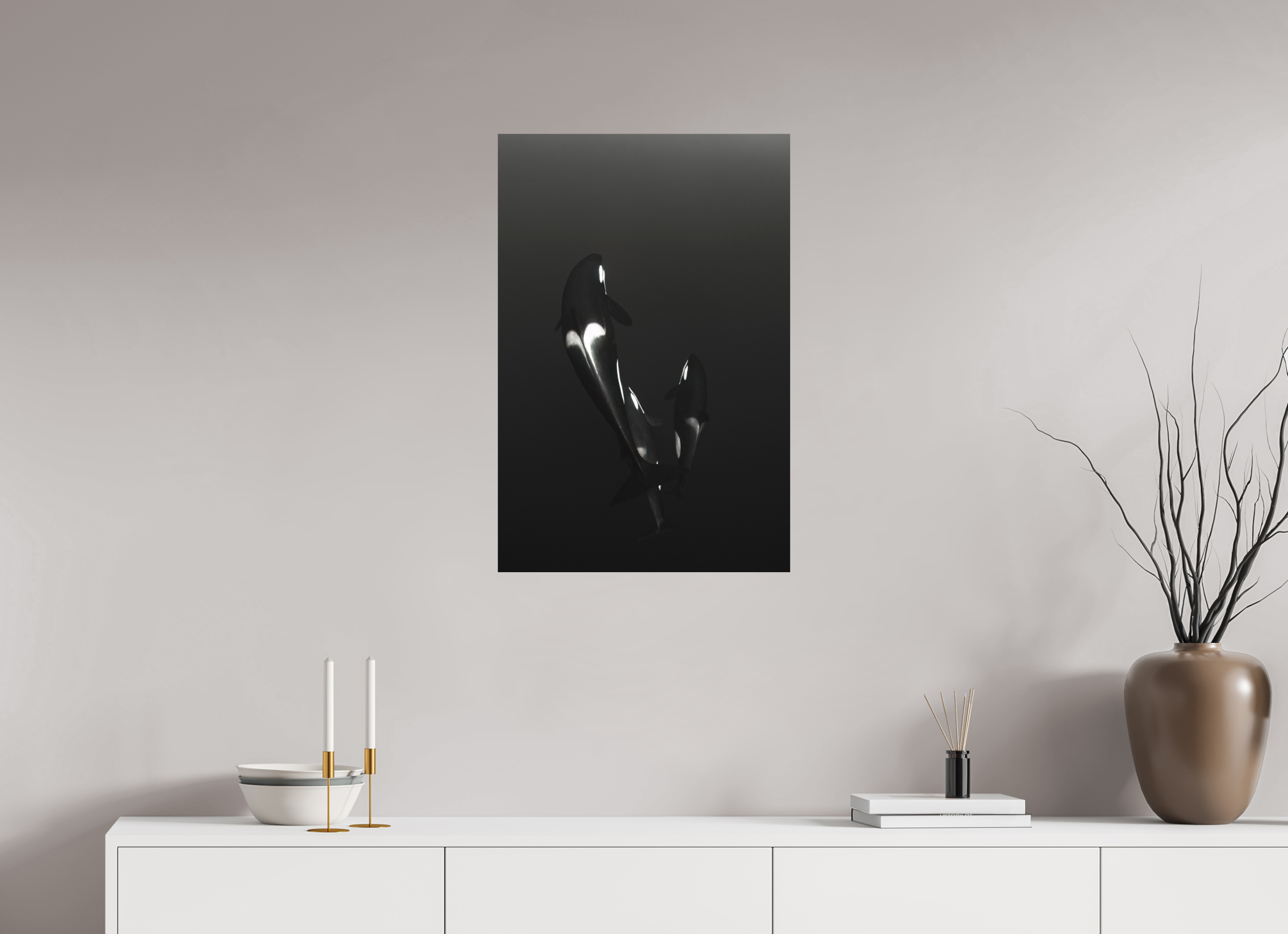 50 x 75 cm, Fine Art Print on Alu-Dibond A Mother's Love