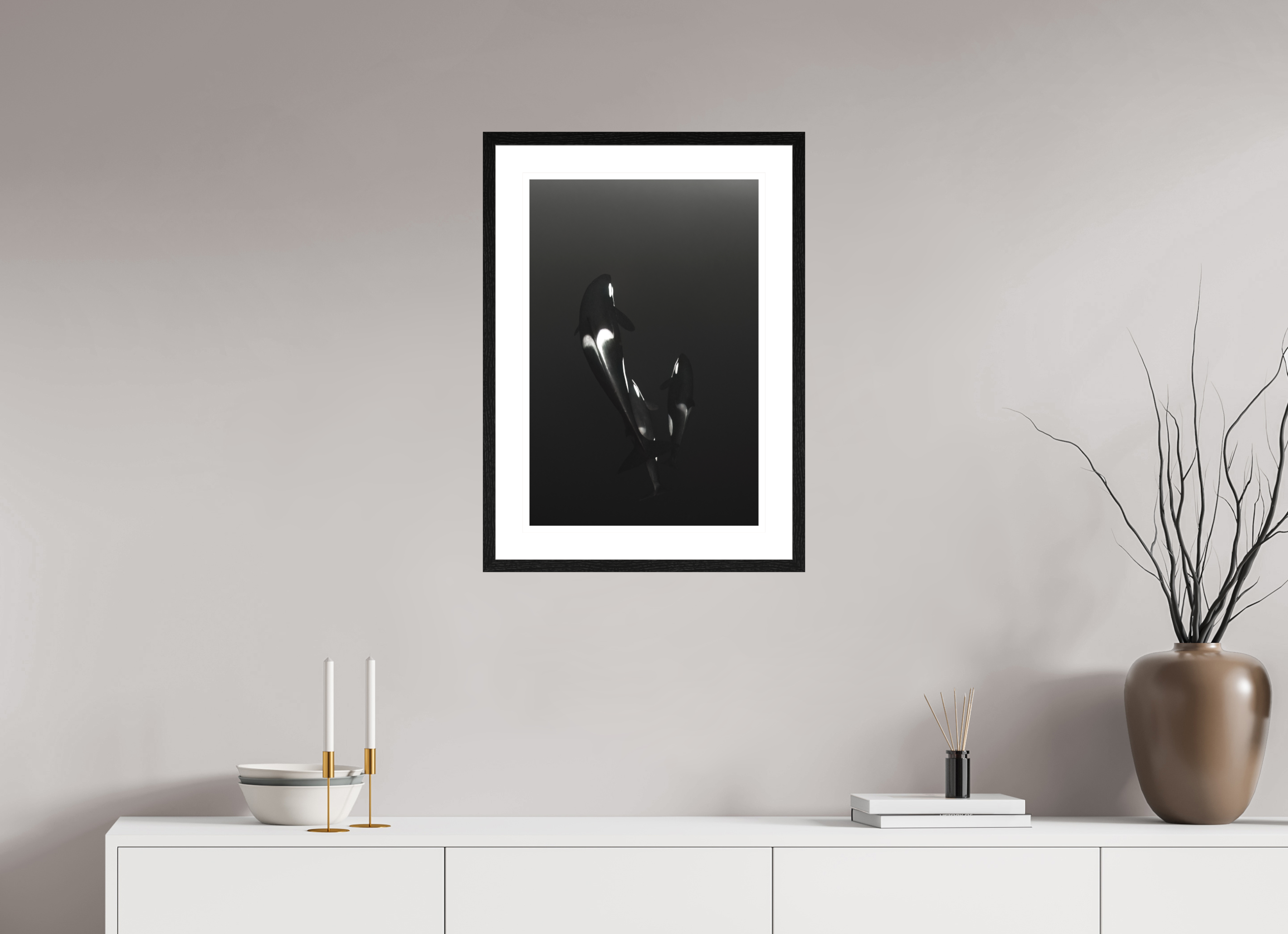 40 x 60 cm, Framed Fine Art Print A Mother's Love
