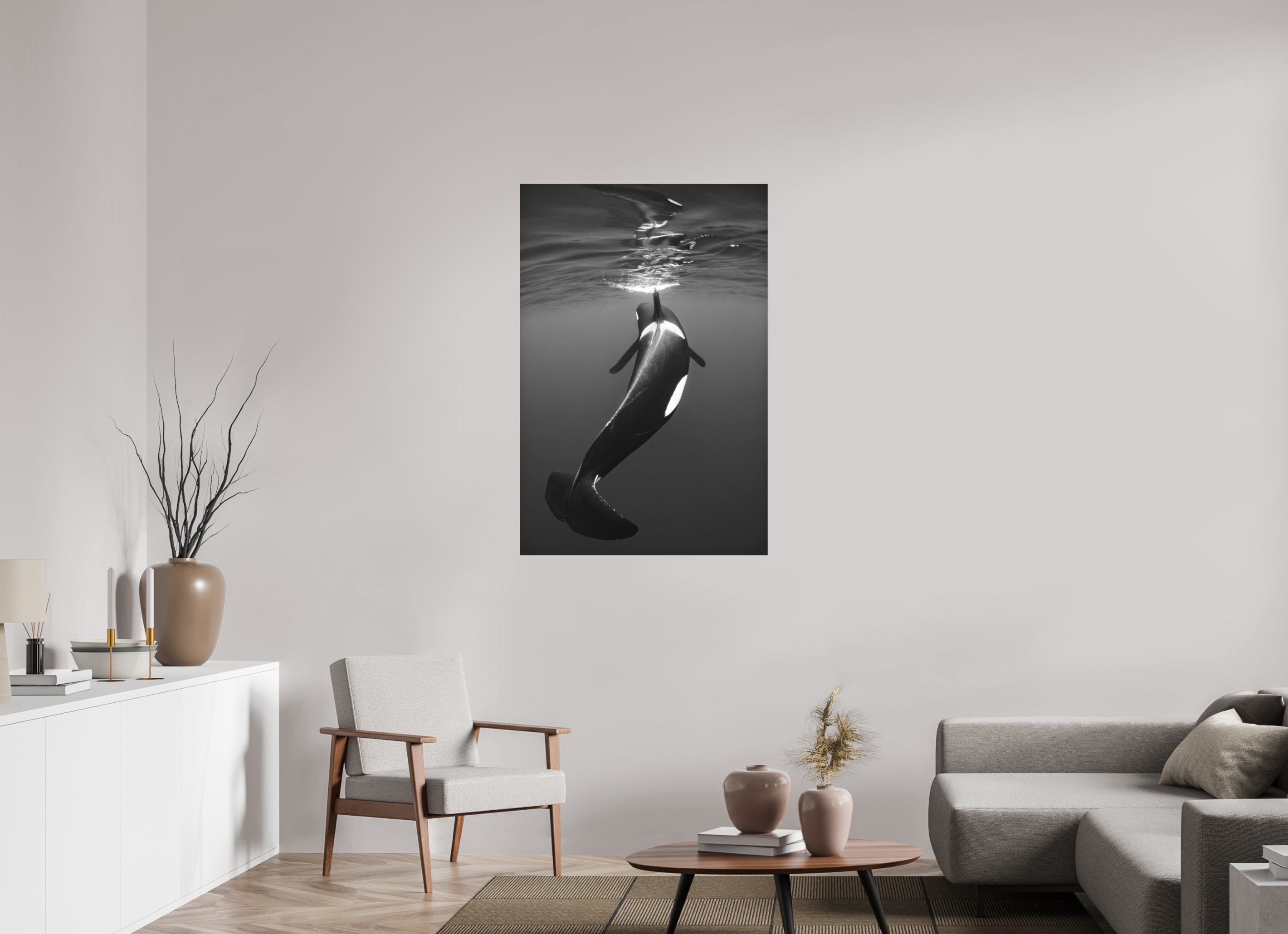 80 x 120 cm, Fine Art Print on Alu-Dibond Simplicity