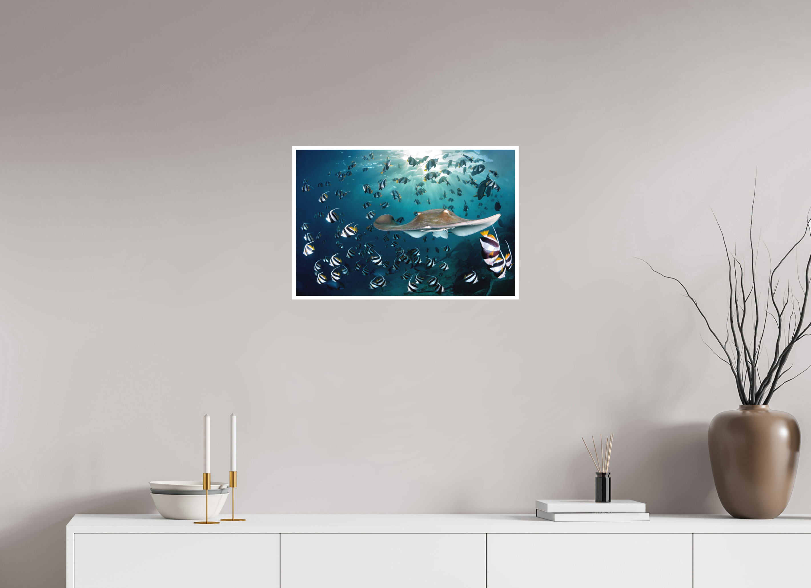 60 x 40 cm, Fine Art Print Only Sunset Ray