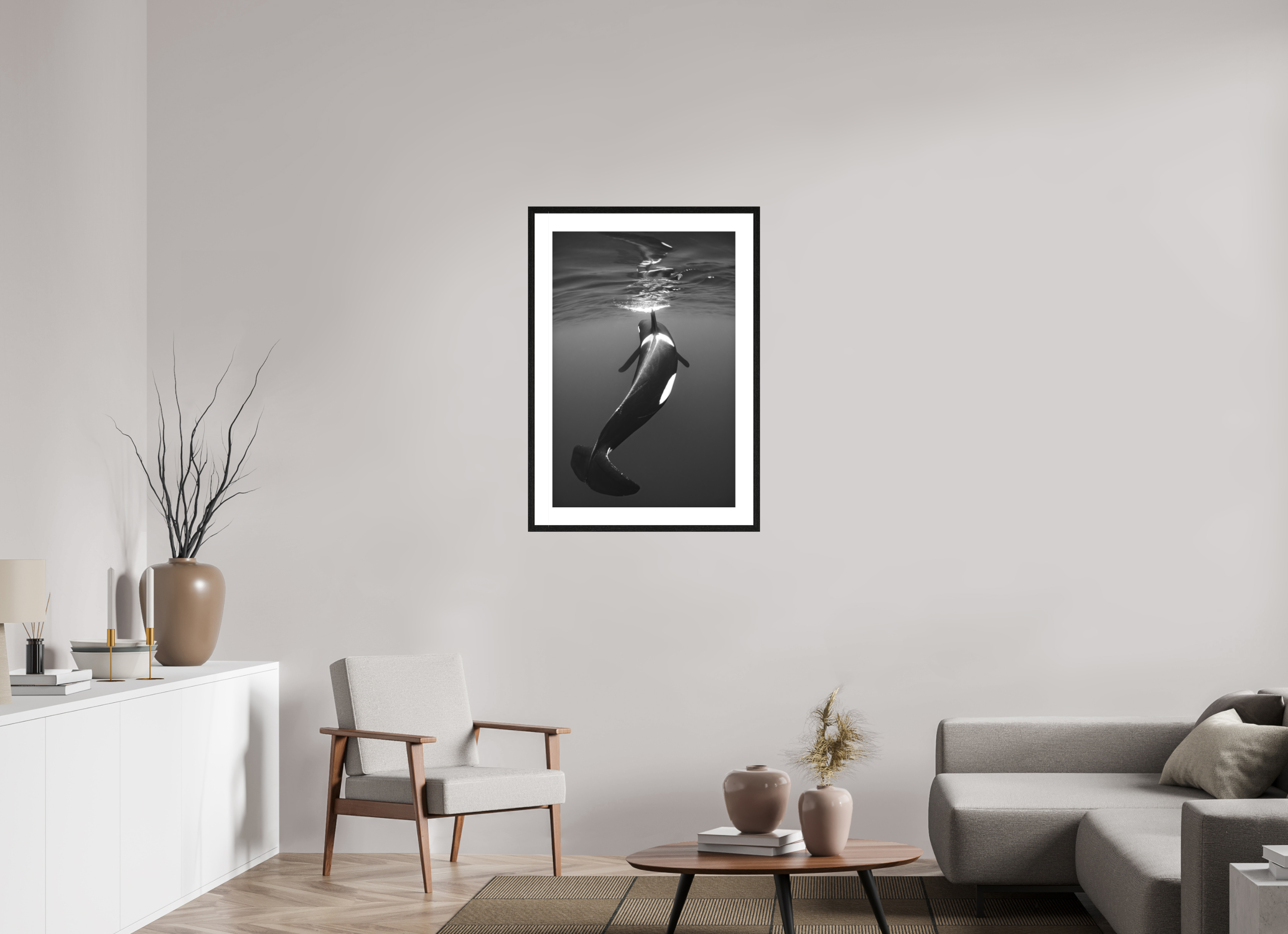 60 x 90 cm, Framed Fine Art Print Simplicity