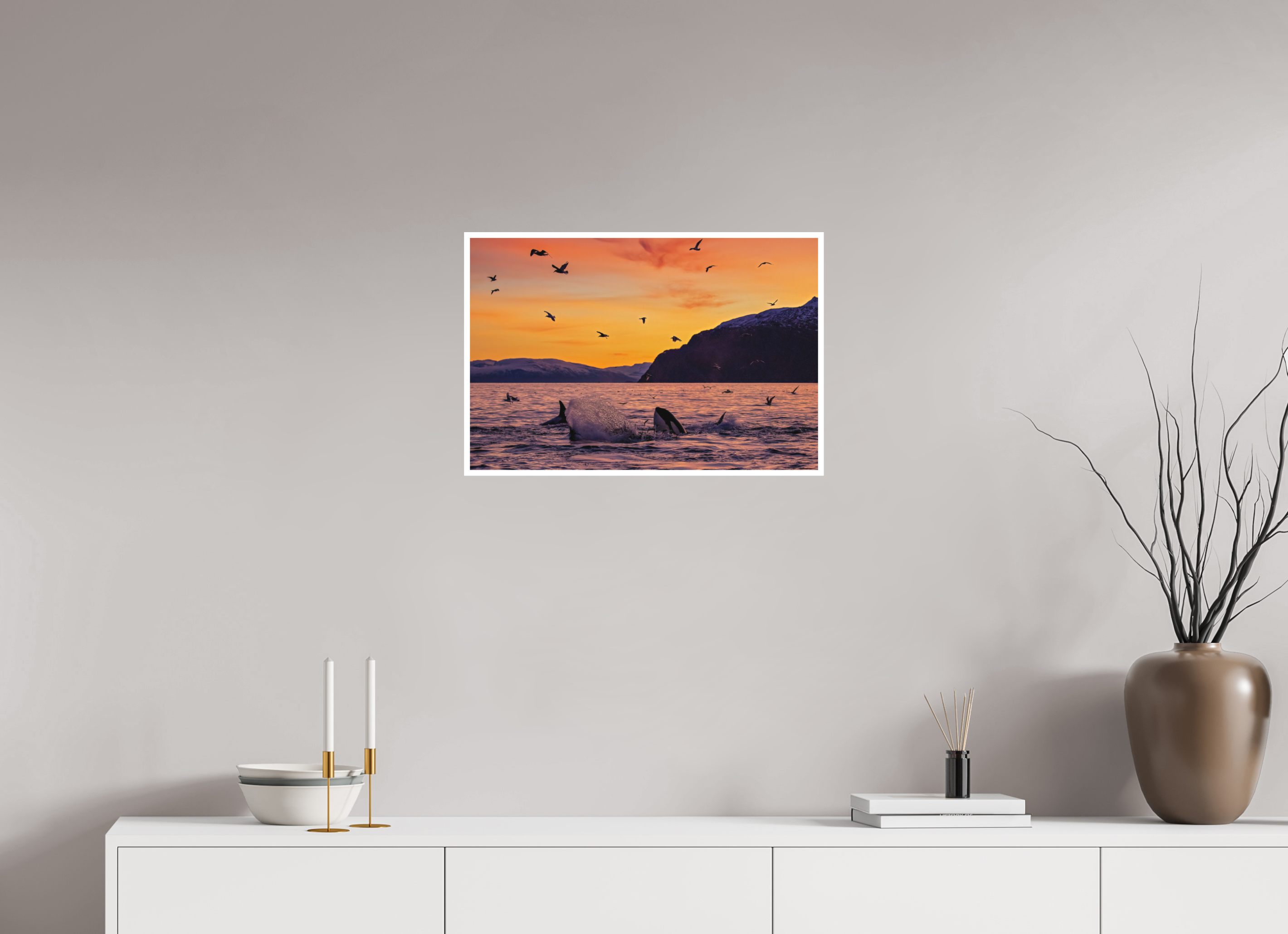 60 x 40 cm, Fine Art Print Only Sunset Feast