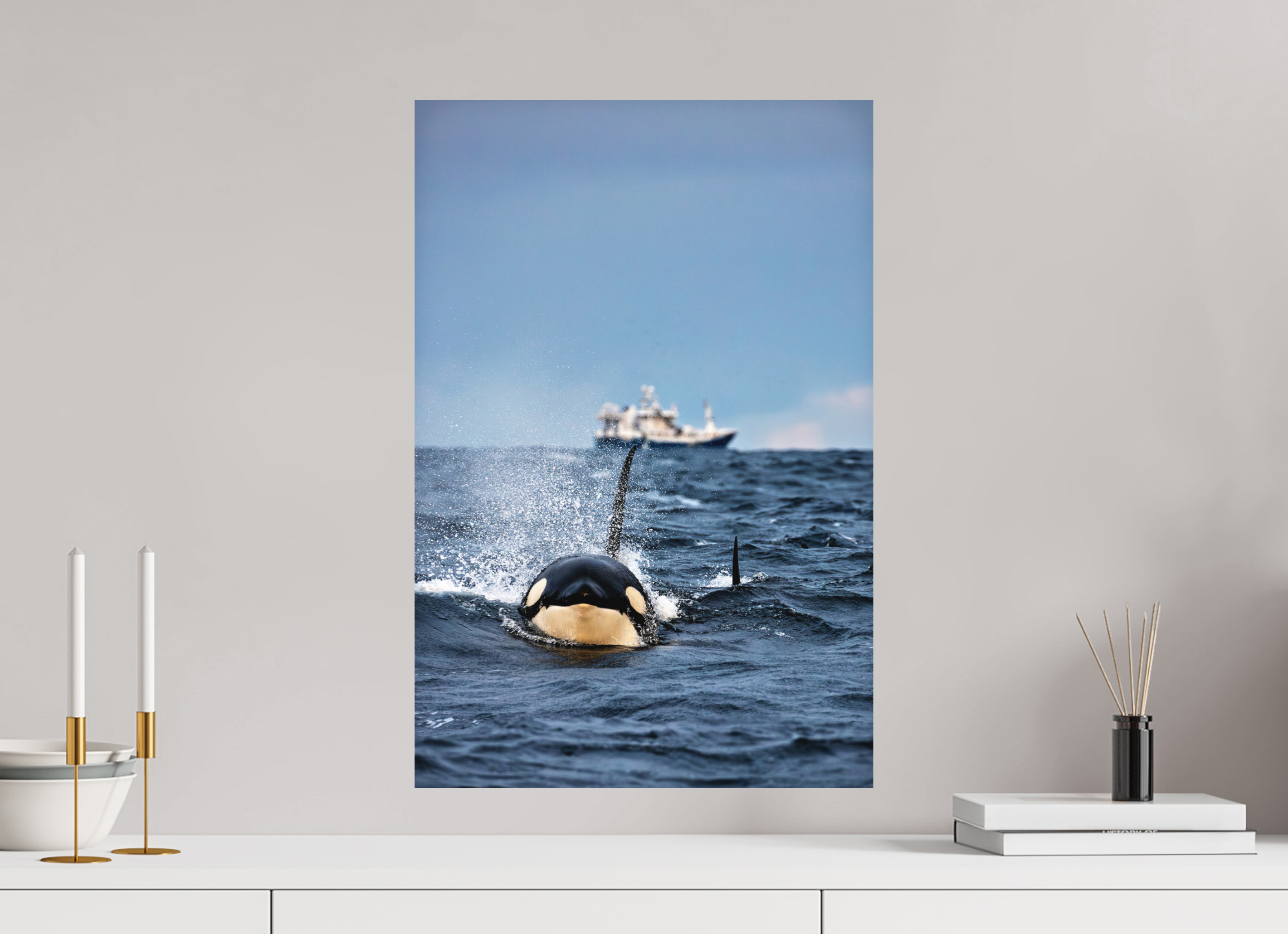 40 x 60 cm, Fine Art Print on Alu-Dibond Comin' Atcha!