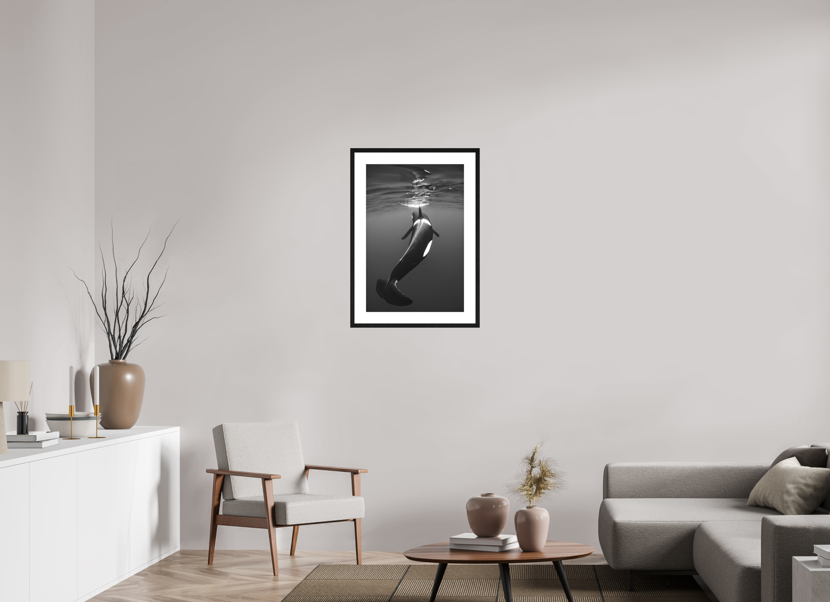 50 x 75 cm, Framed Fine Art Print Simplicity