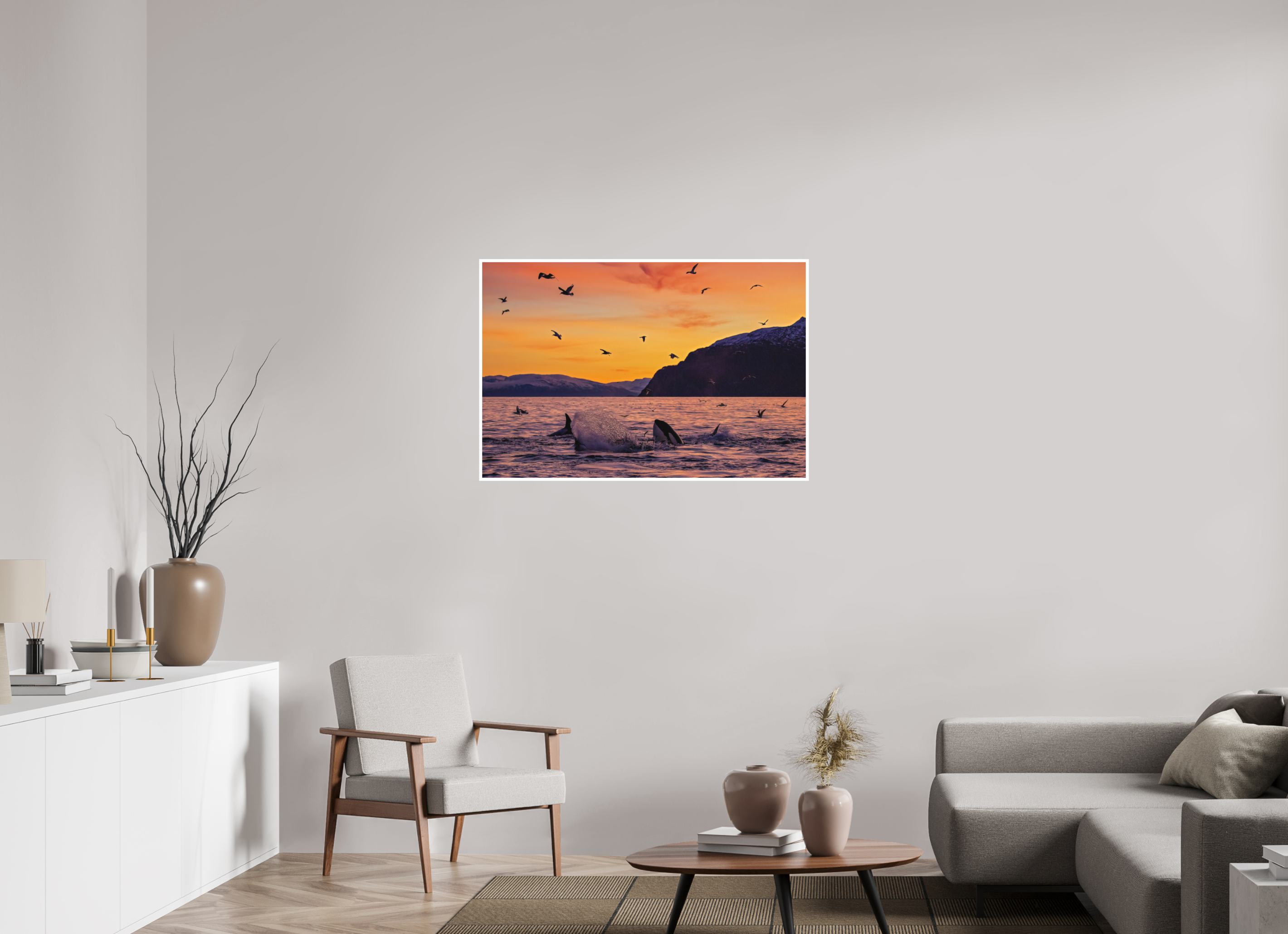 105 x 70 cm, Fine Art Print Only Sunset Feast