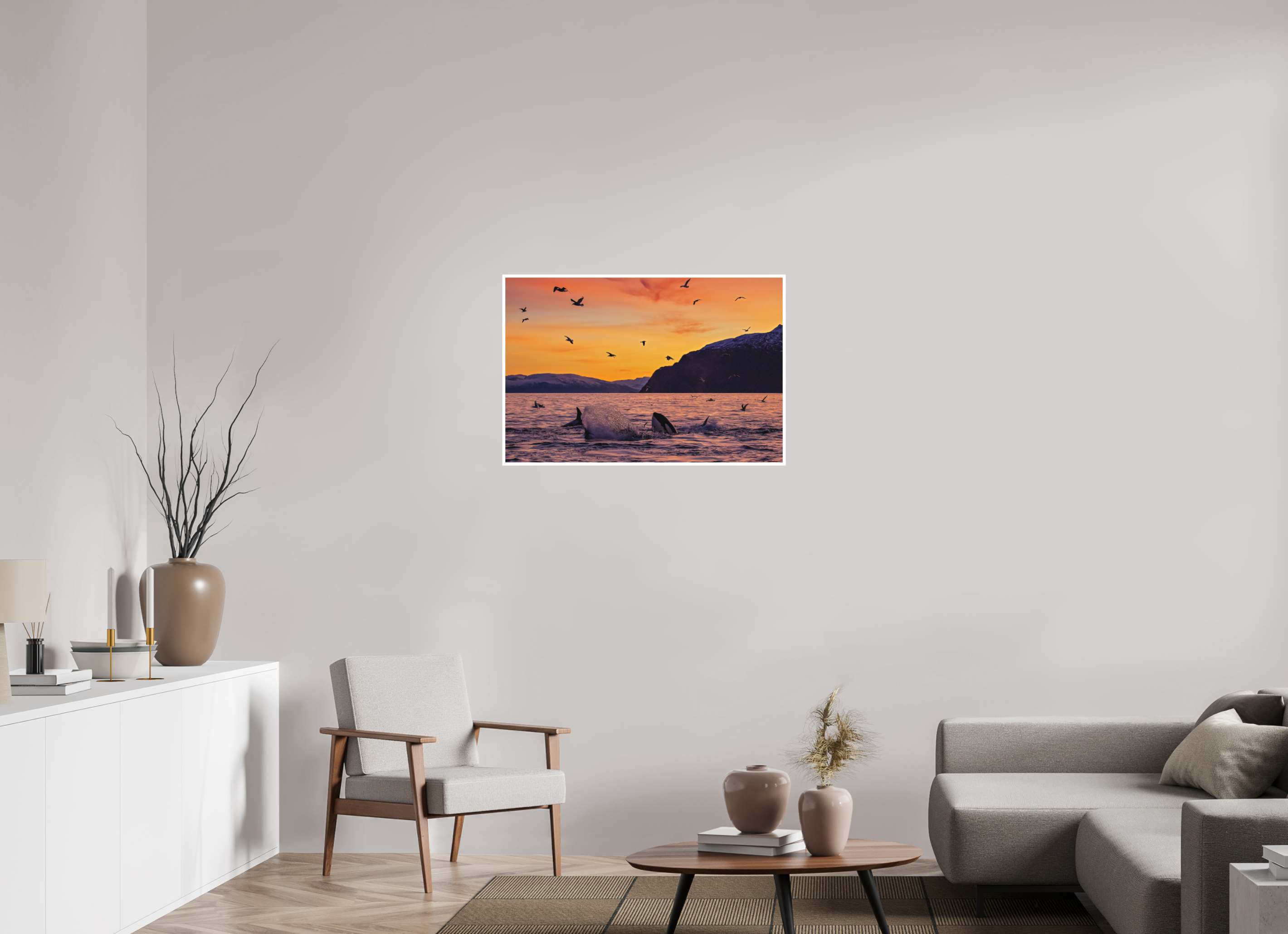 90 x 60 cm, Fine Art Print Only Sunset Feast