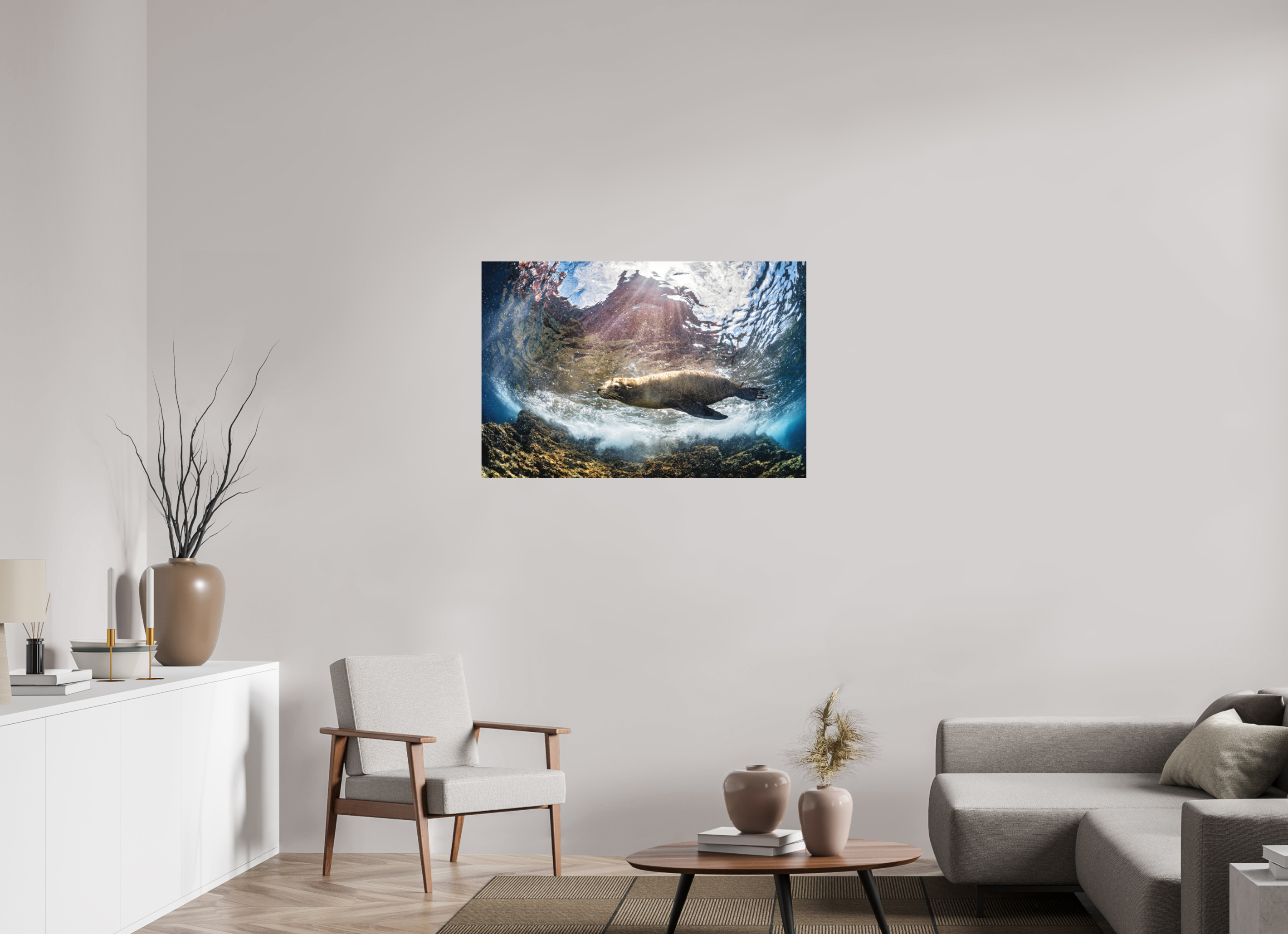 105 x 70 cm, Fine Art Print on Alu-Dibond Shore Patrol