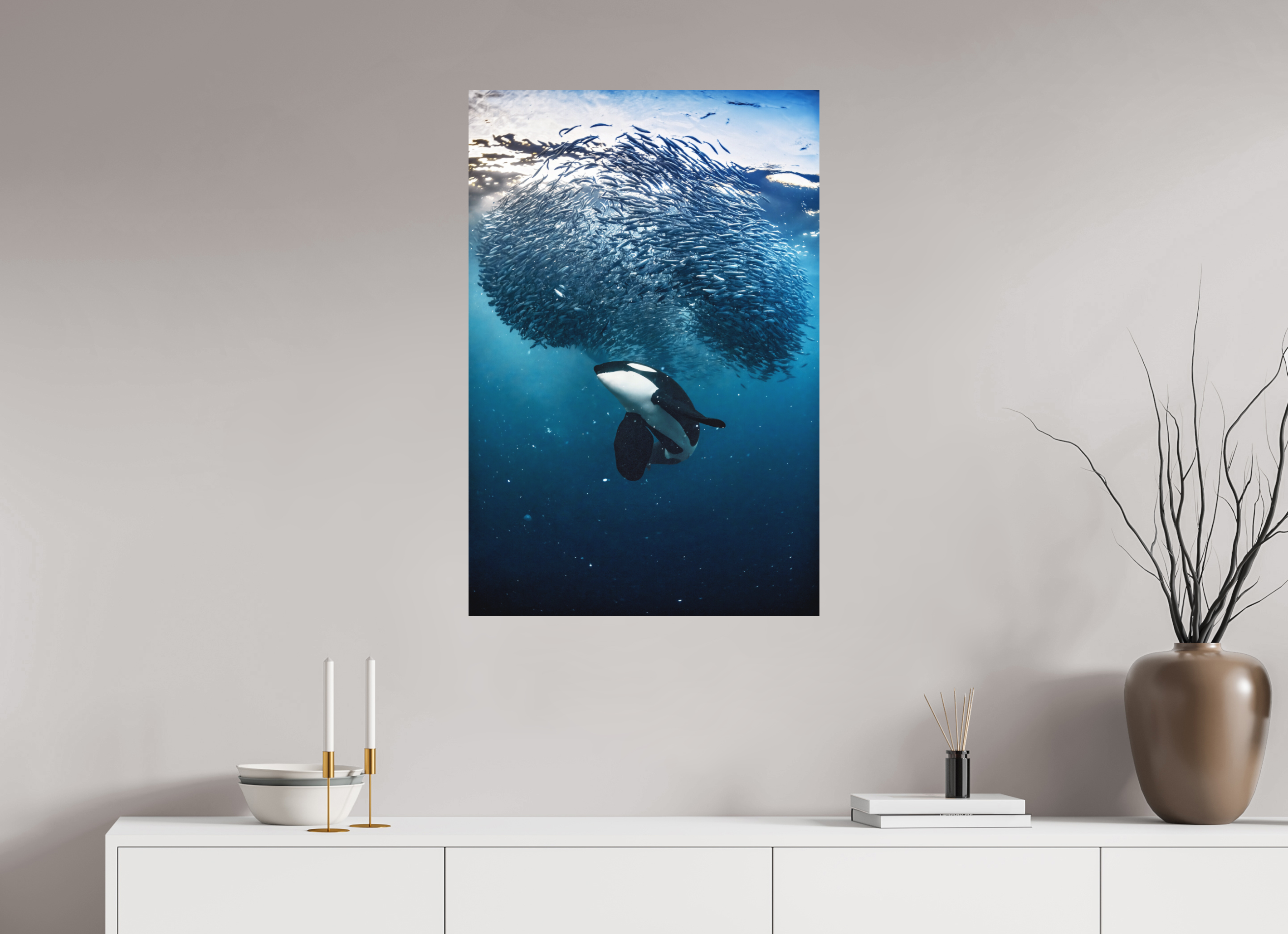 60 x 90 cm, Fine Art Print on Alu-Dibond The Master Hunter