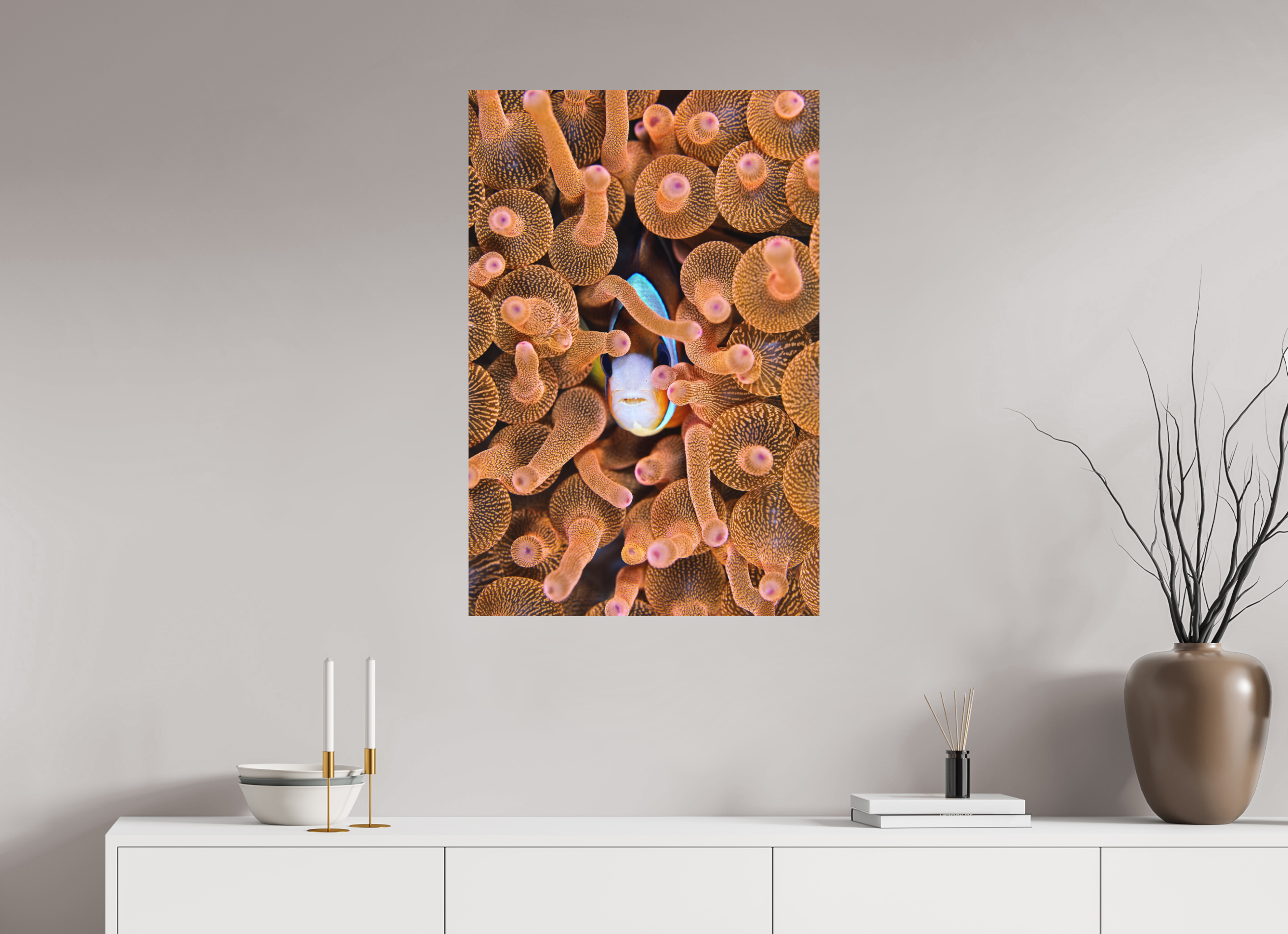 60 x 90 cm, Fine Art Print on Alu-Dibond Nestled