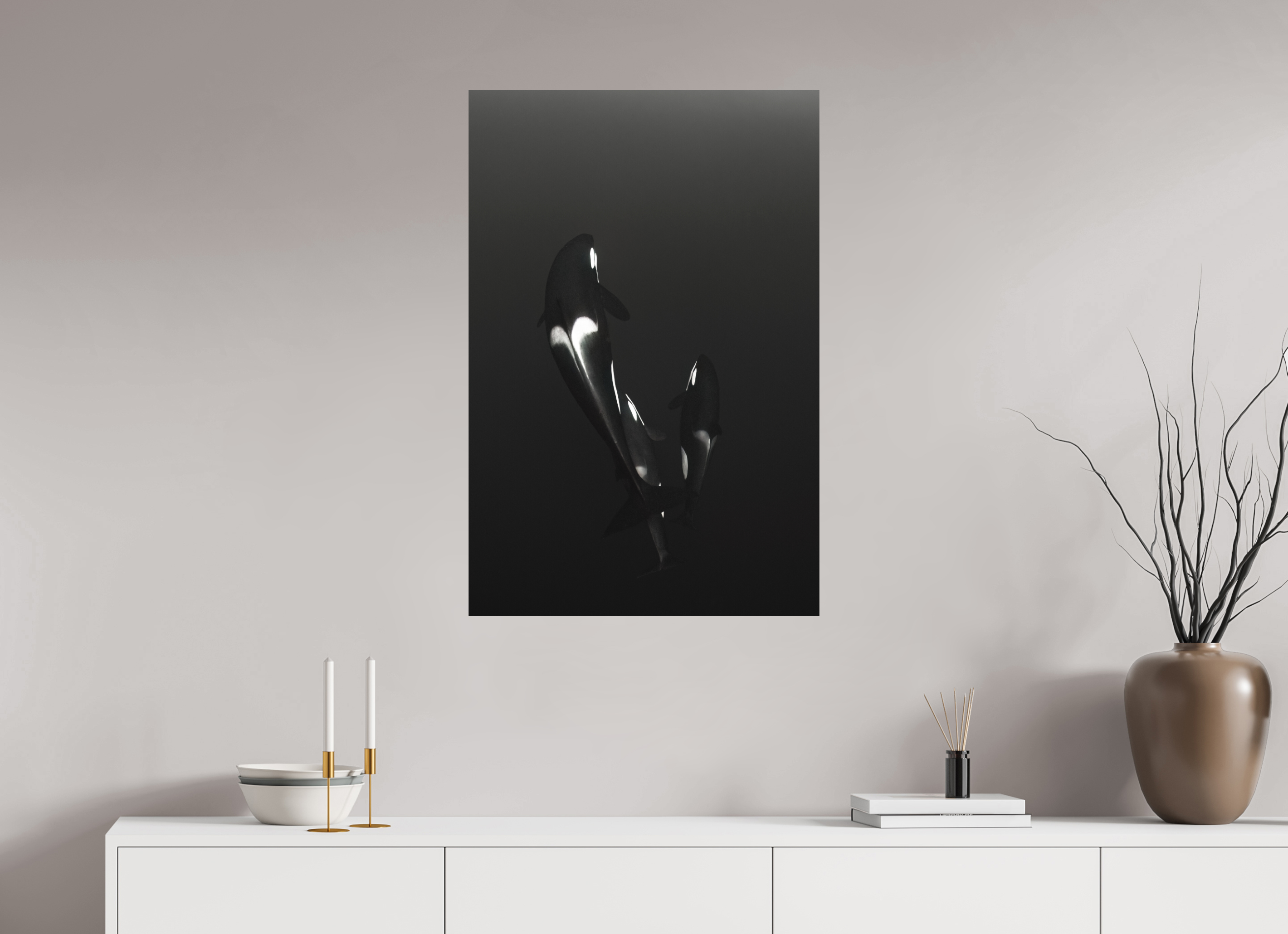 60 x 90 cm, Fine Art Print on Alu-Dibond A Mother's Love