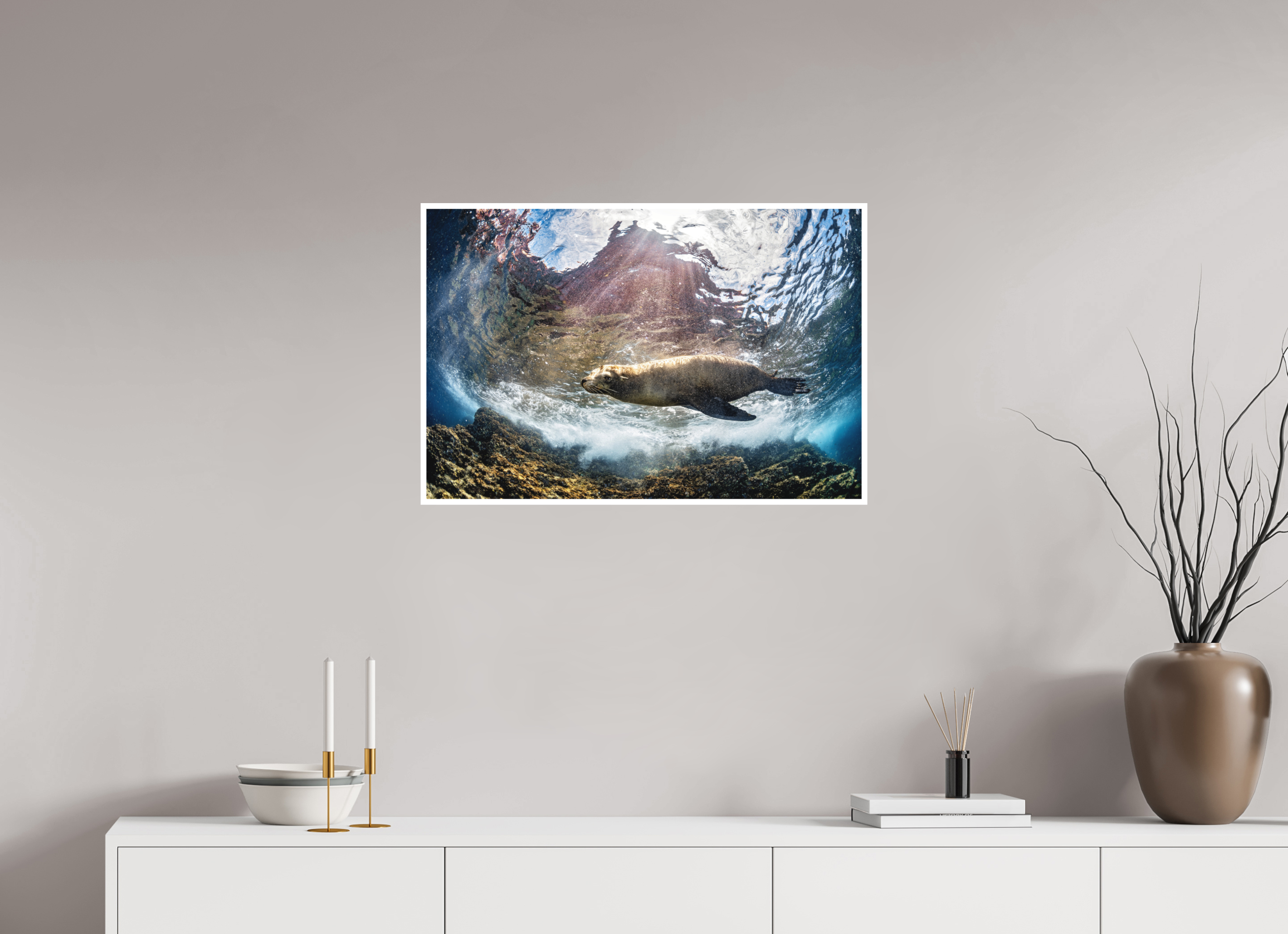 75 x 50 cm, Fine Art Print Only Shore Patrol