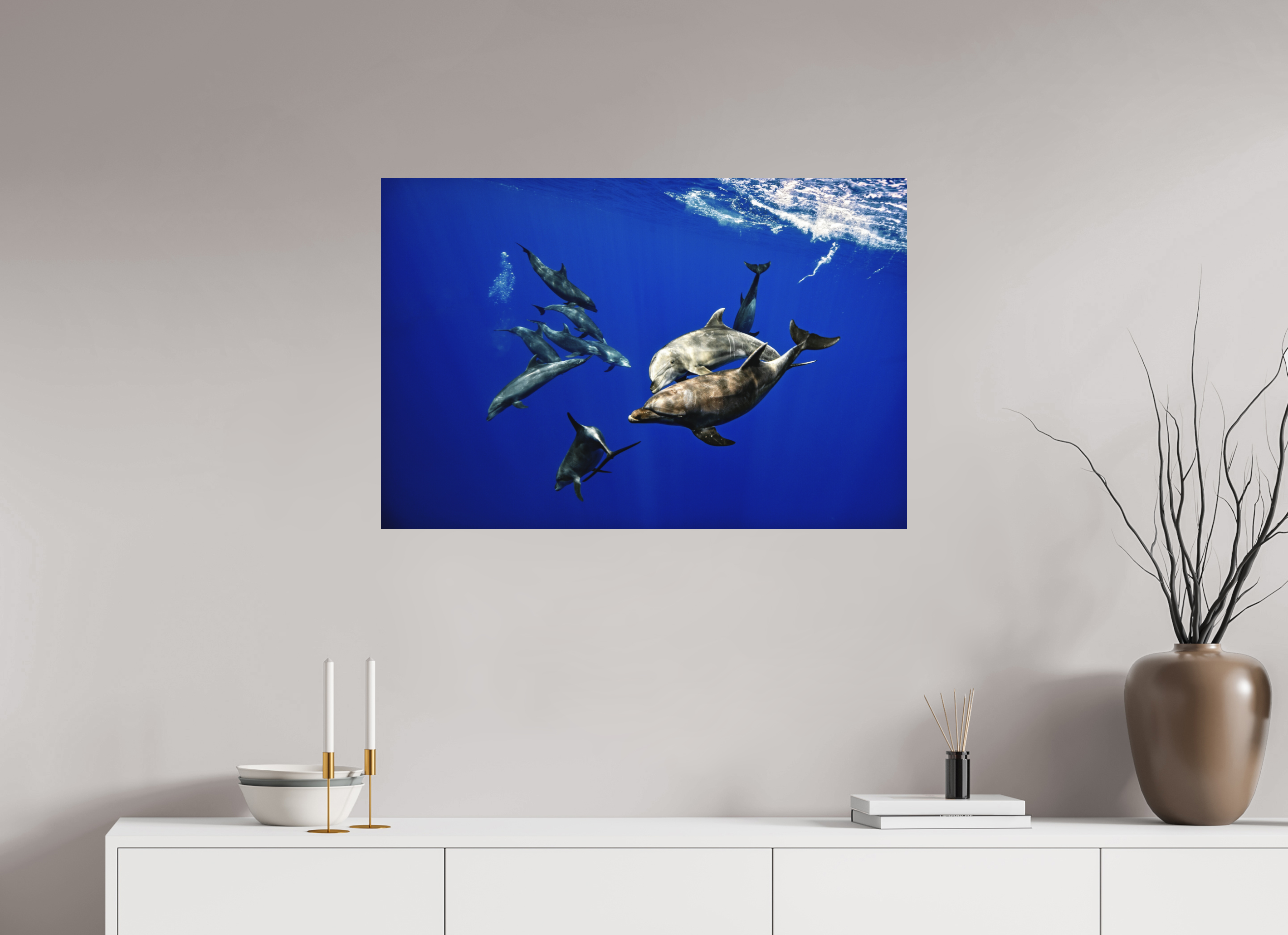 90 x 60 cm, Alu-Dibond Wild & Free