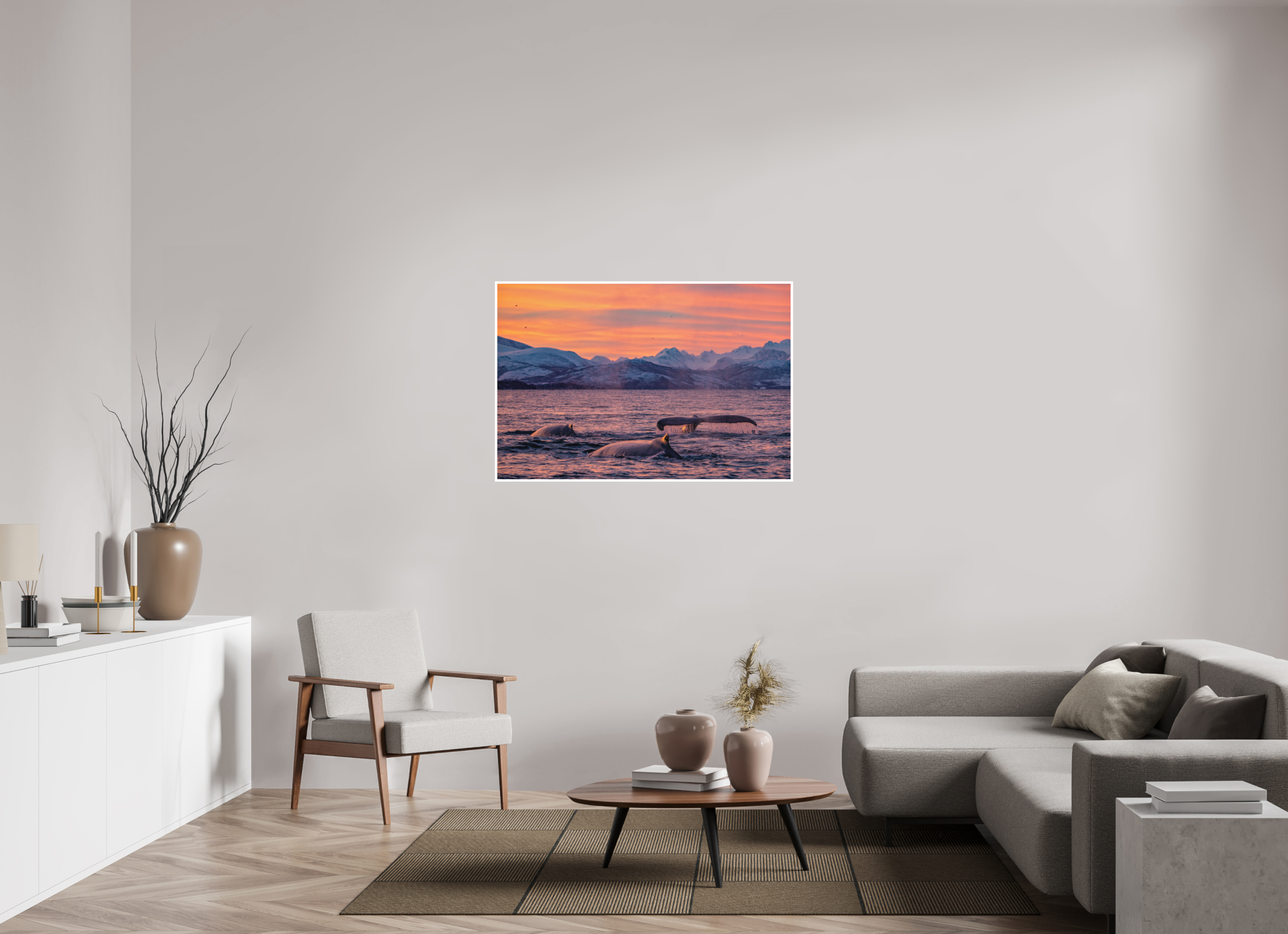 120 x 80 cm, Fine Art Print Only Sunset Divers