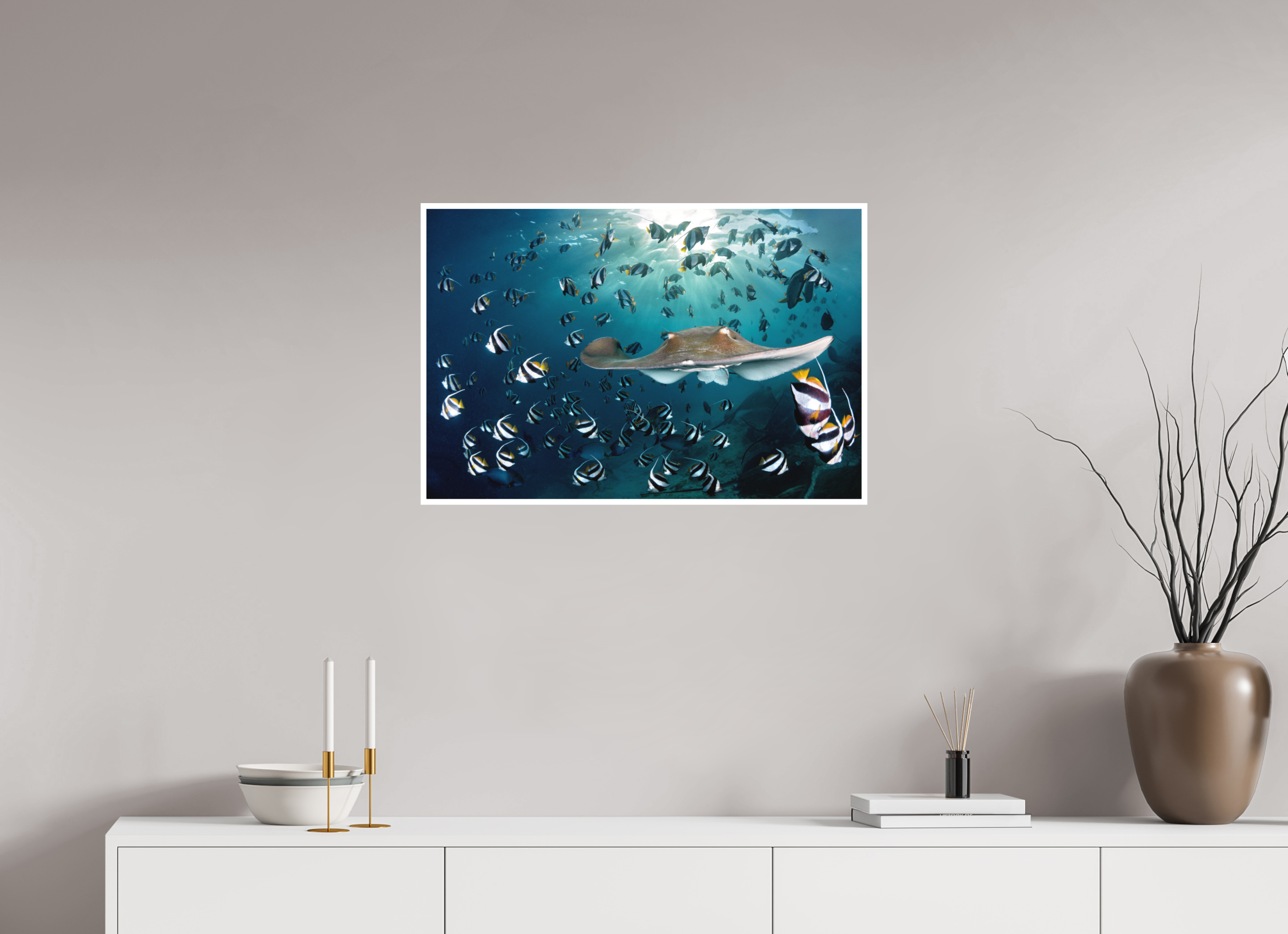 75 x 50 cm, Fine Art Print Only Sunset Ray