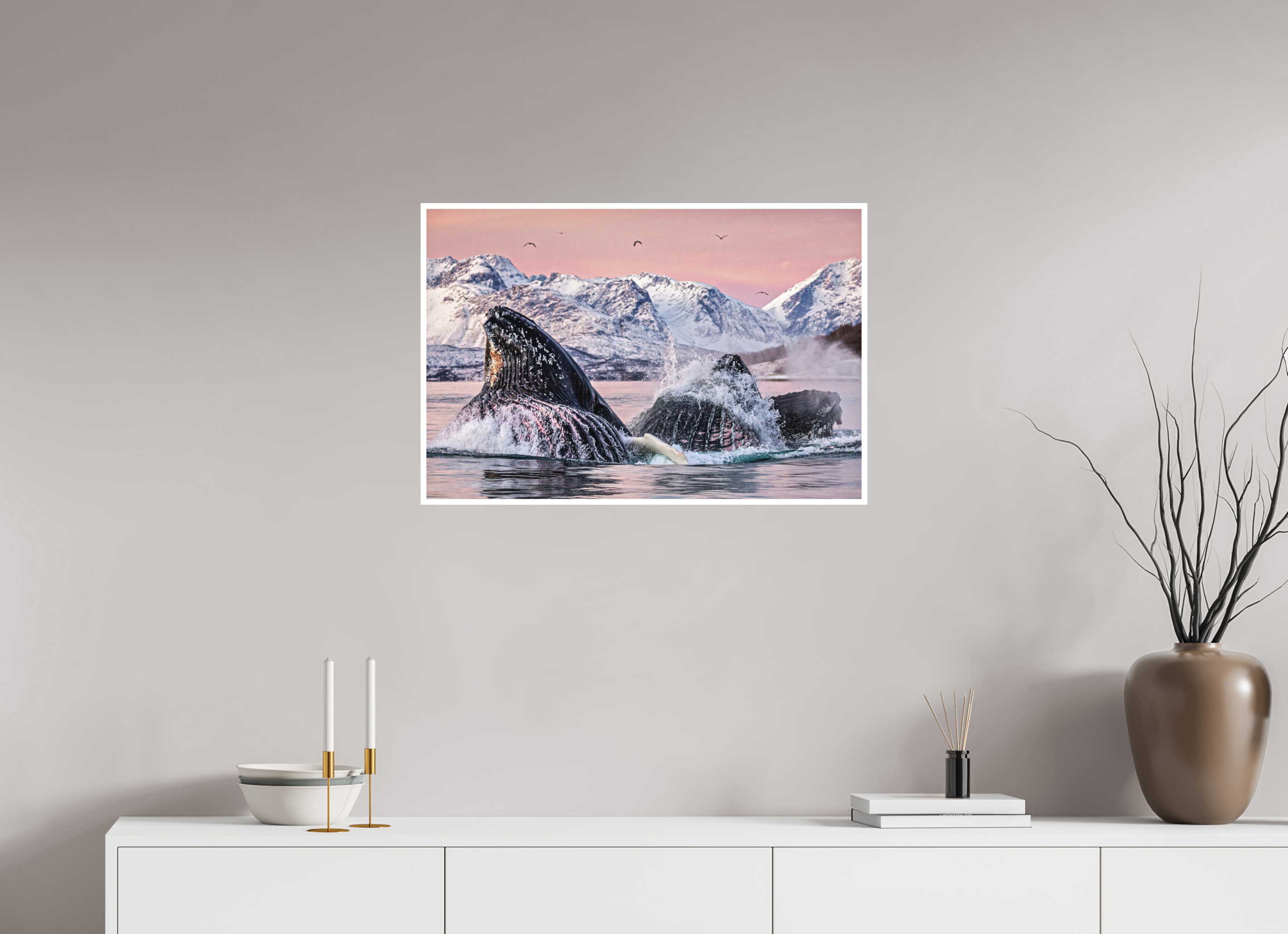 75 x 50 cm, Fine Art Print Only Mouths Full