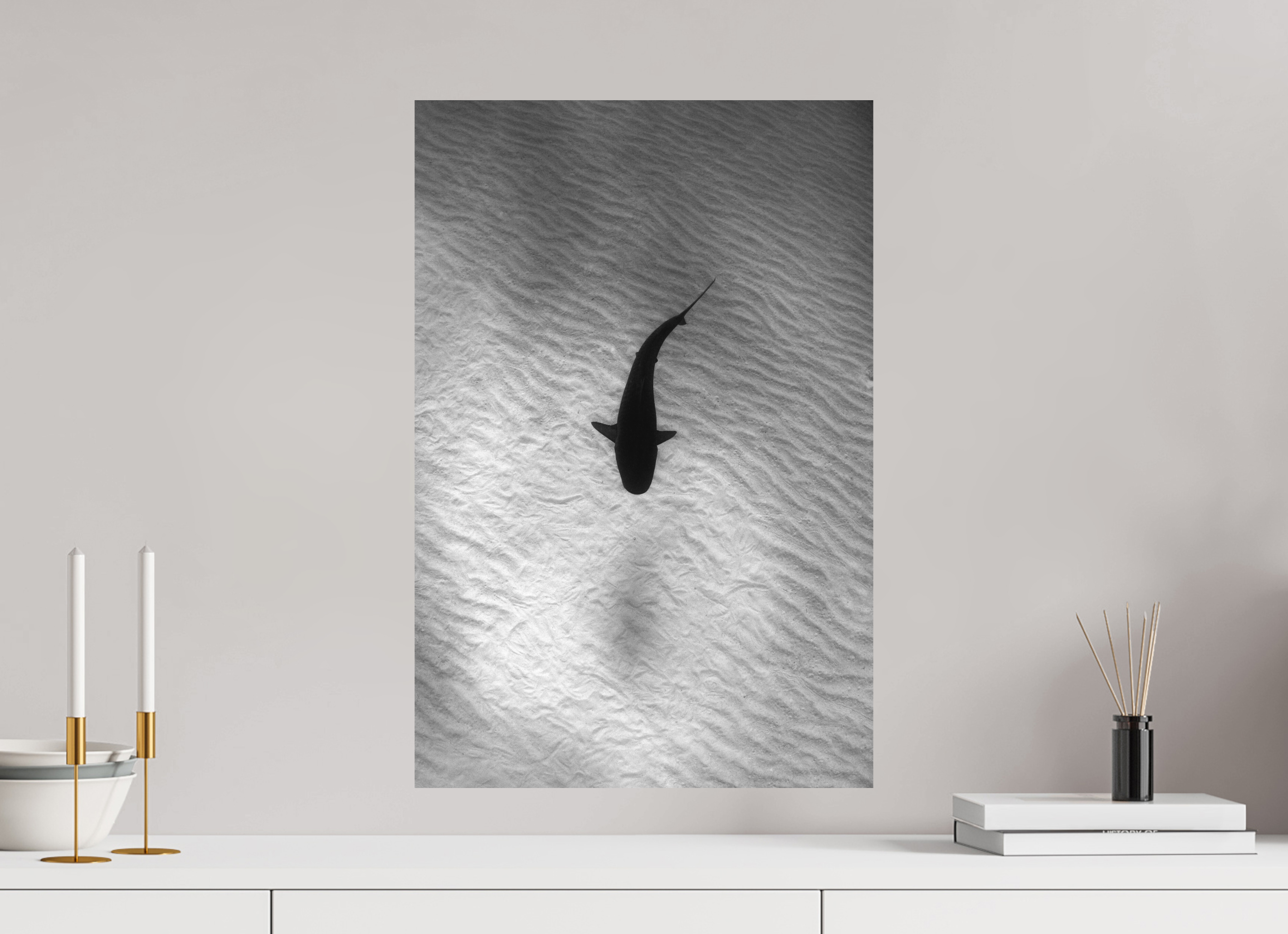 40 x 60 cm, Fine Art Print on Alu-Dibond Tiger Stripes