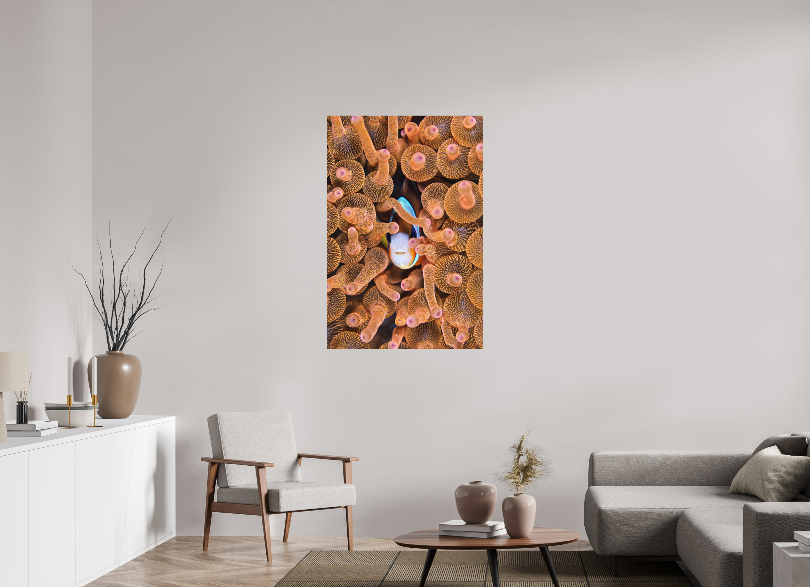 80 x 120 cm, Fine Art Print on Alu-Dibond Nestled