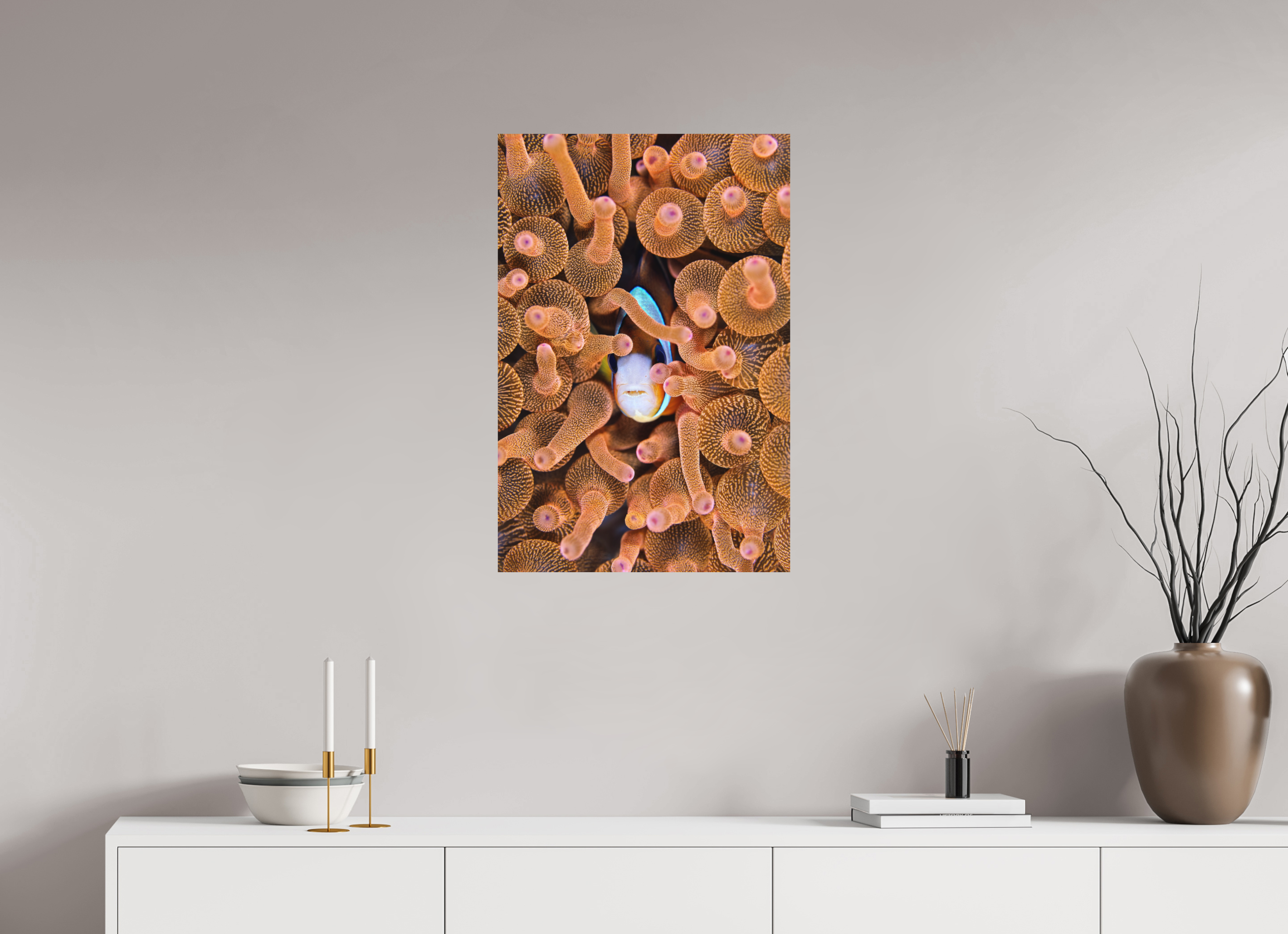 50 x 75 cm, Fine Art Print on Alu-Dibond Nestled