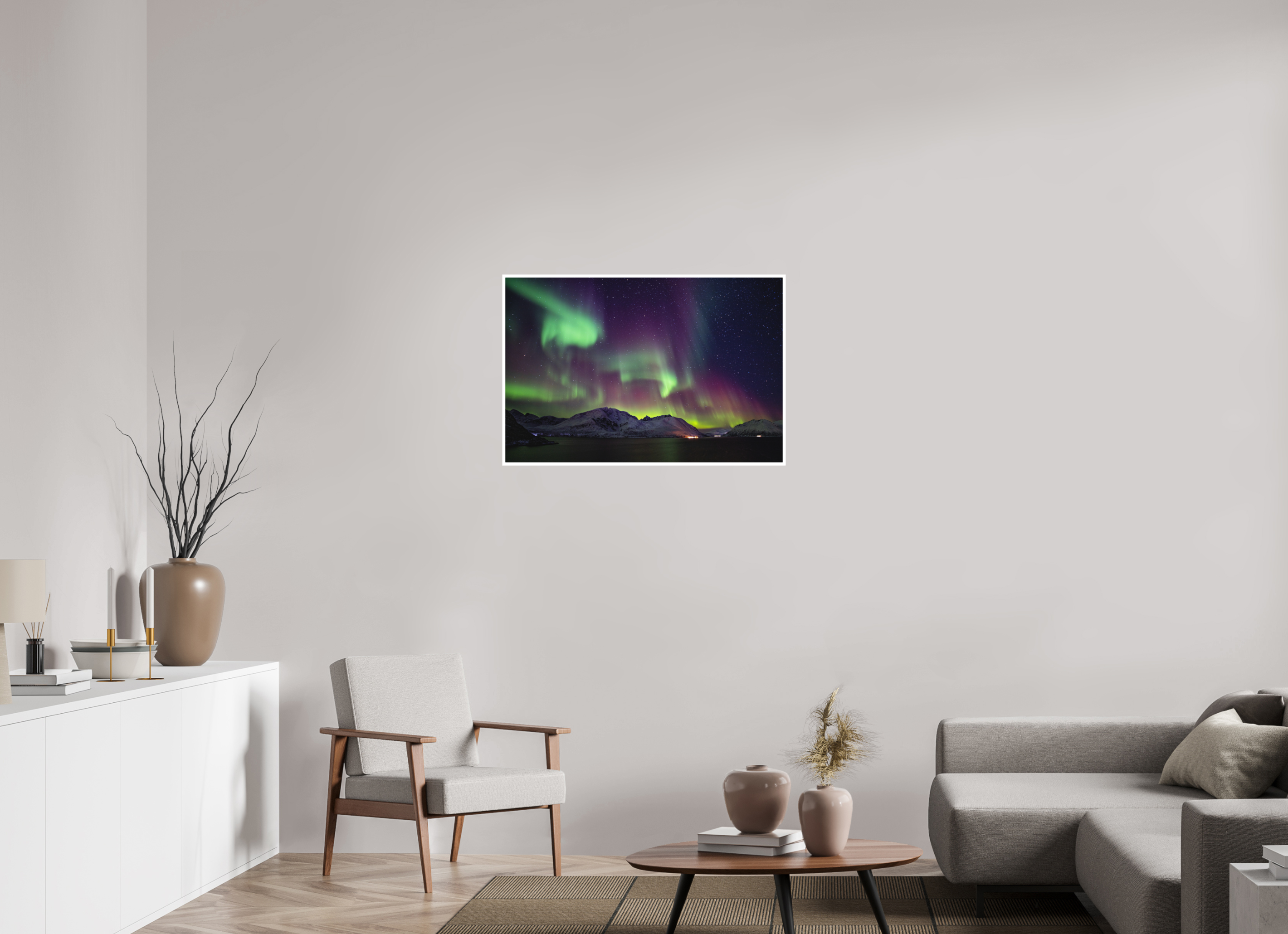 90 x 60 cm, Fine Art Print Only Green Gold of Norway