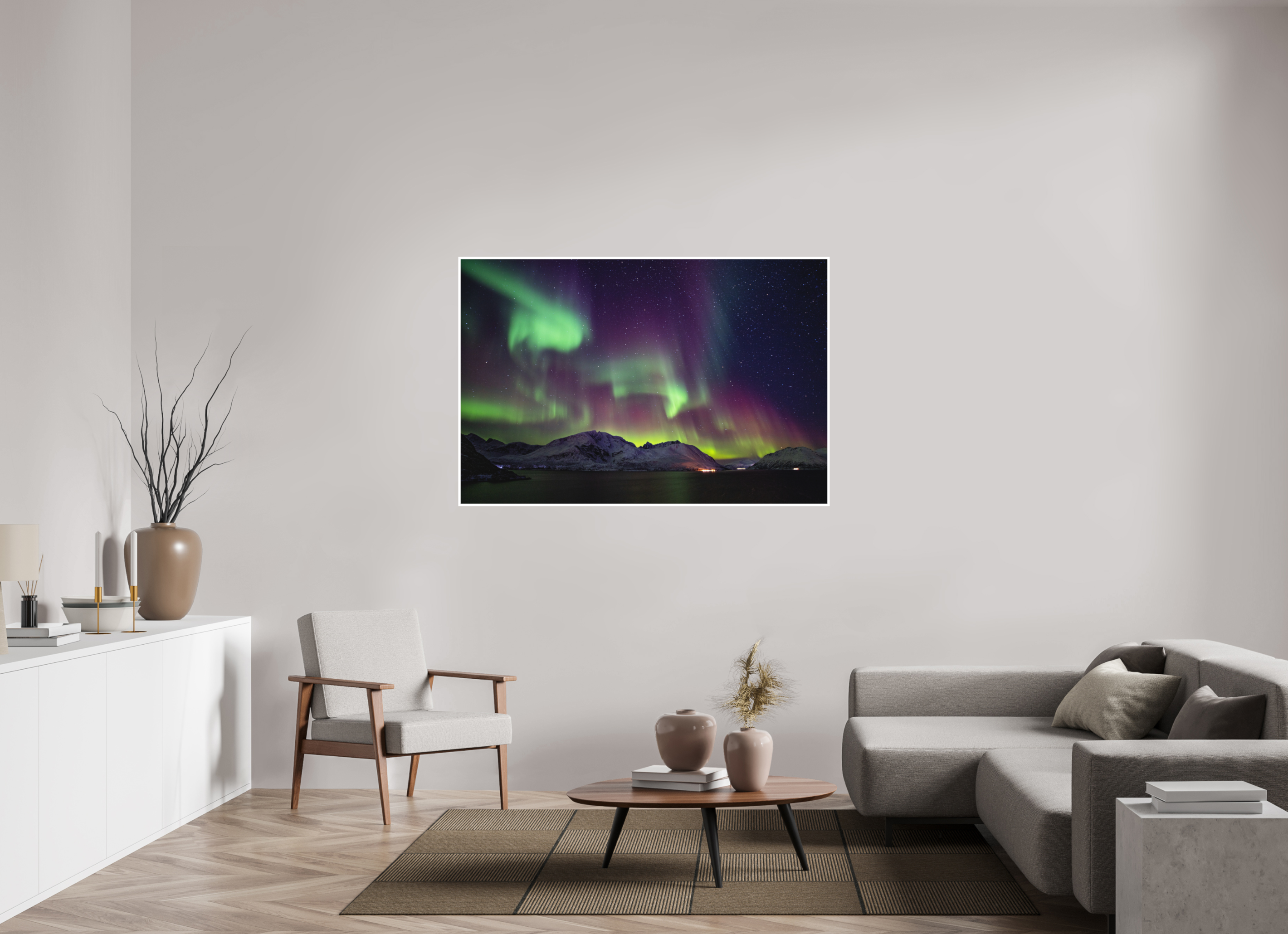 150 x 100 cm, Fine Art Print Only Green Gold of Norway