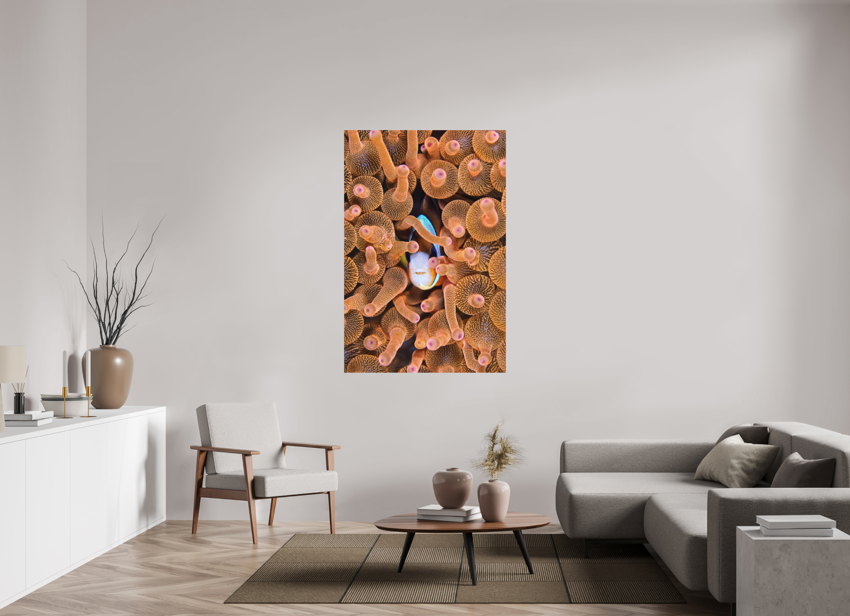 100 x 150 cm, Fine Art Print on Alu-Dibond Nestled