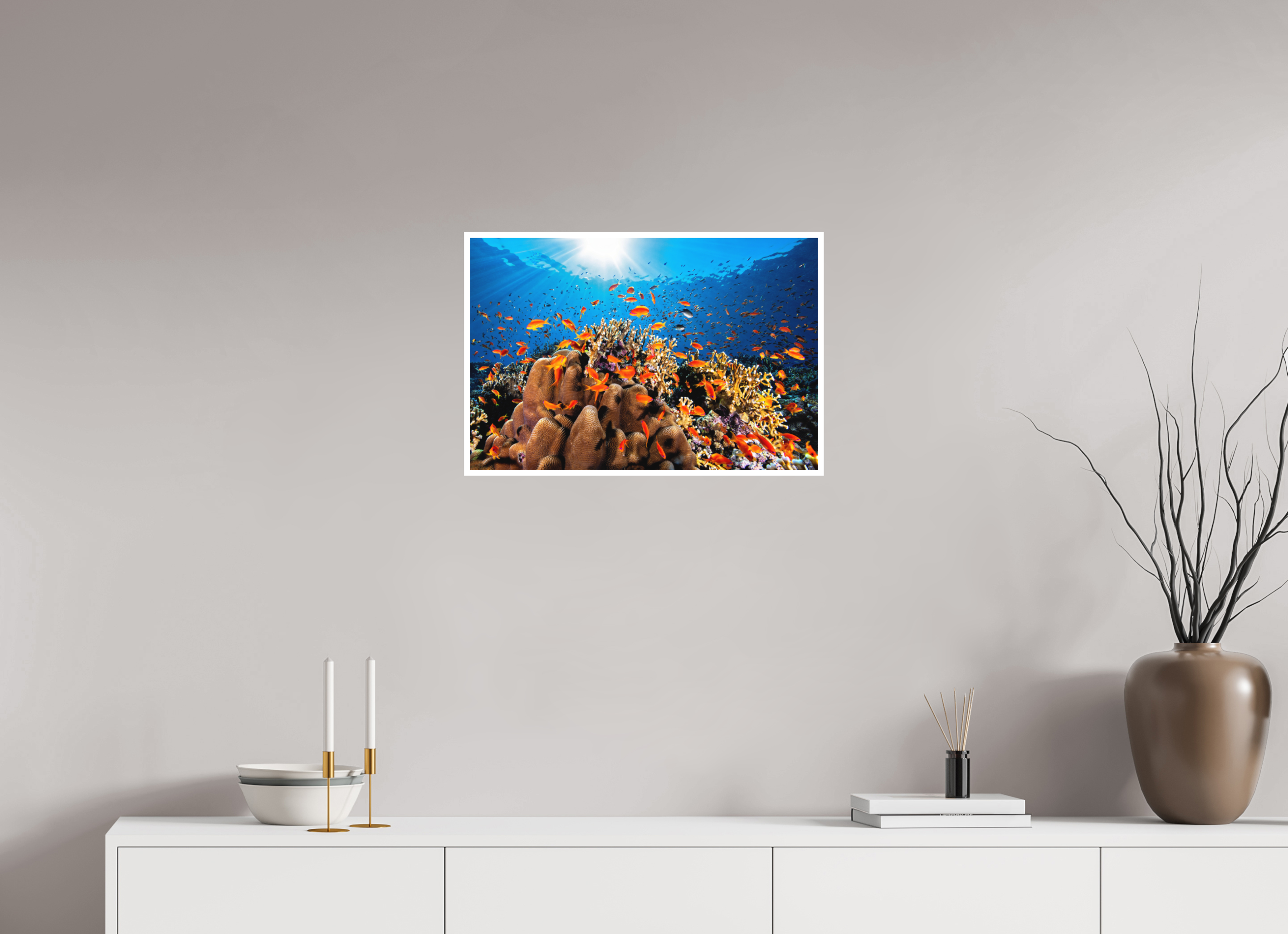 60 x 40 cm, Fine Art Print Only Anthias Paradise