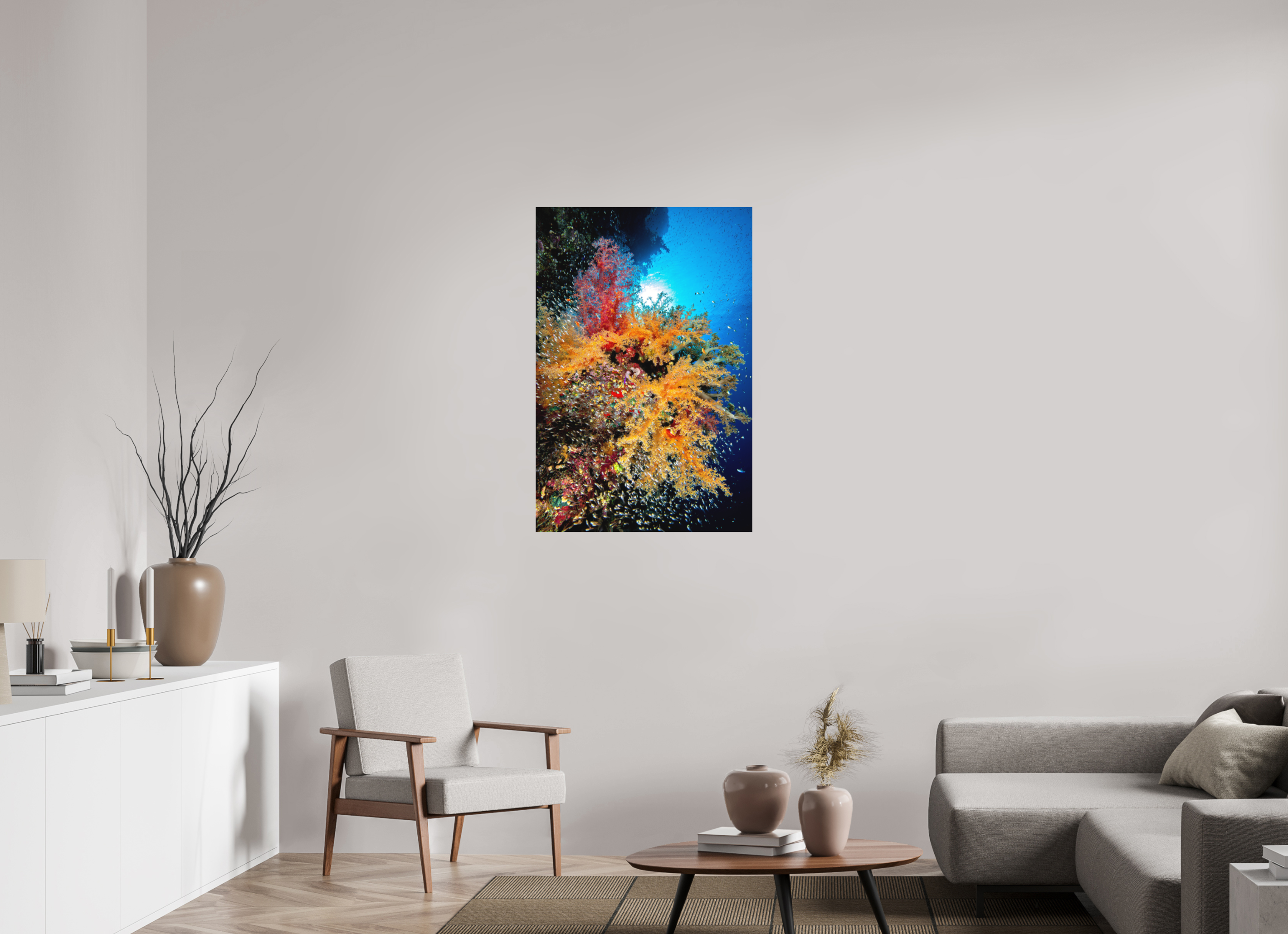 70 x 105 cm, Alu-Dibond Color Explosion