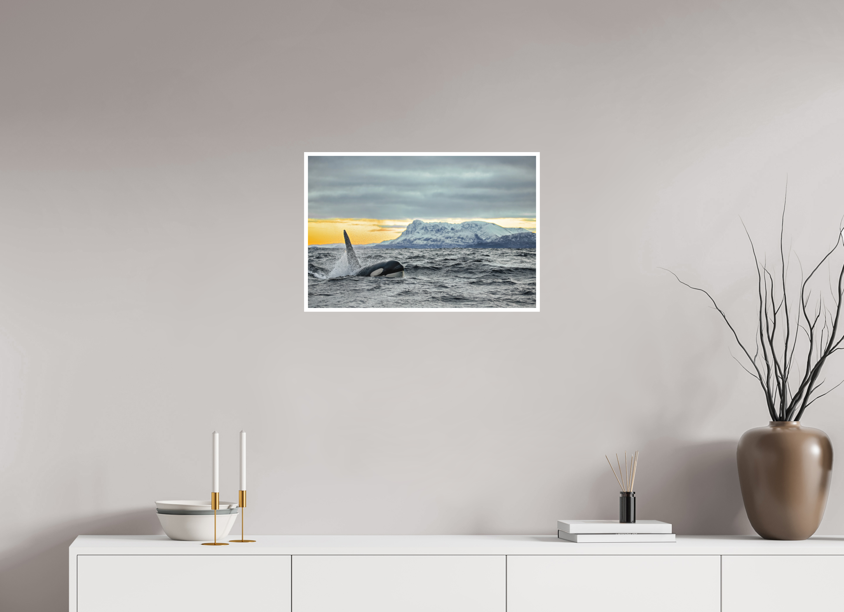 60 x 40 cm, Fine Art Print Only King of the Fjords