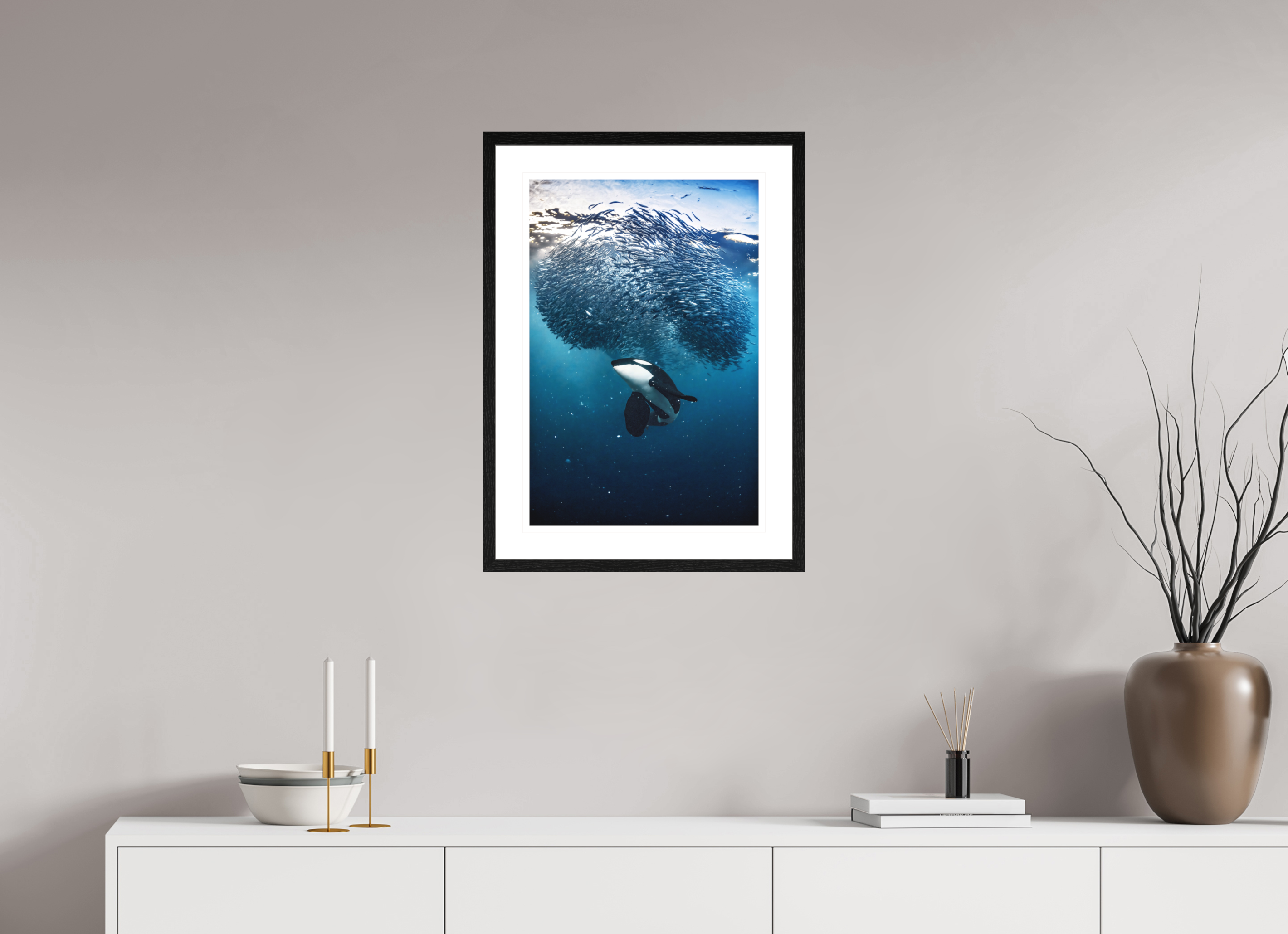 40 x 60 cm, Framed Fine Art Print The Master Hunter