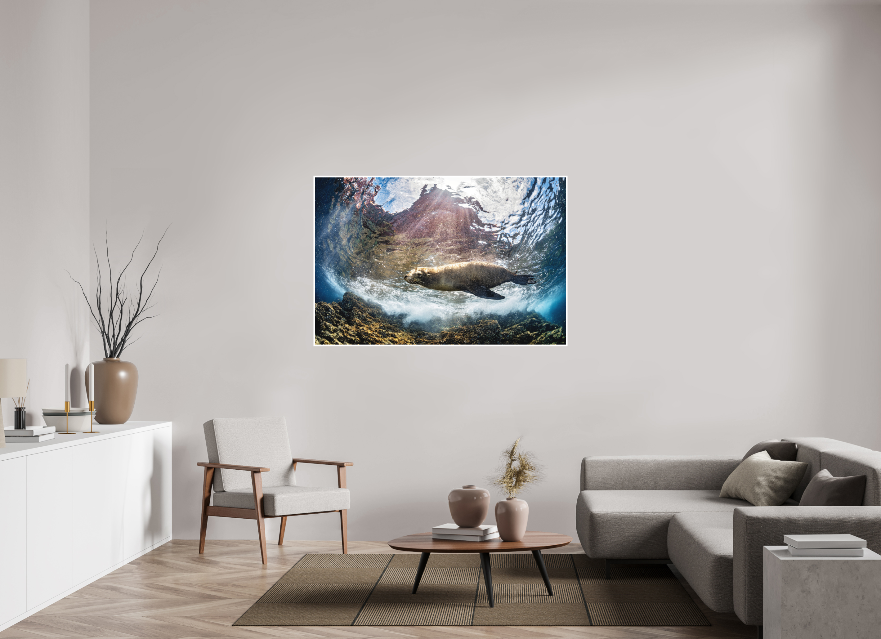 150 x 100 cm, Fine Art Print Only Shore Patrol