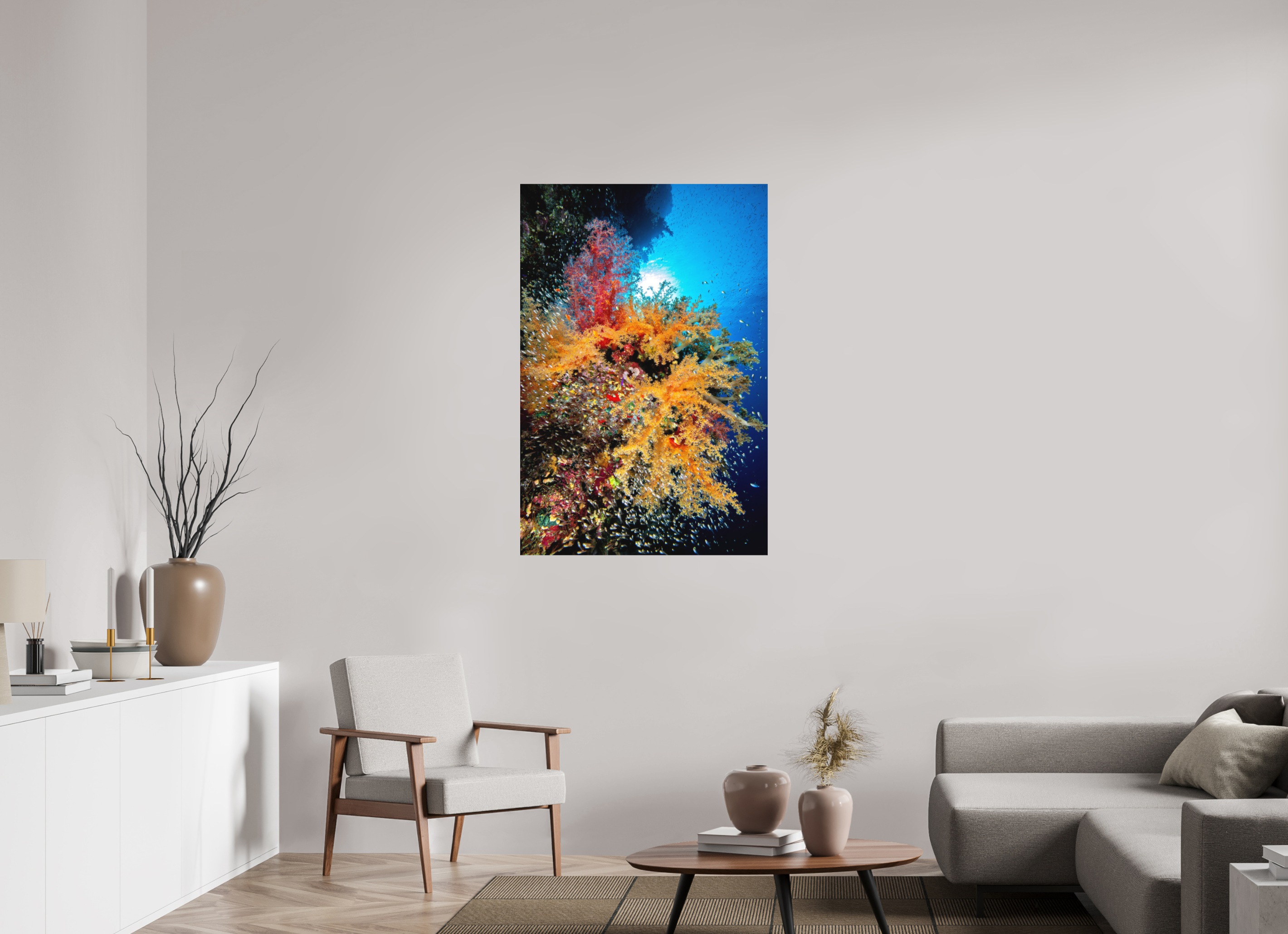 80 x 120 cm, Alu-Dibond Color Explosion