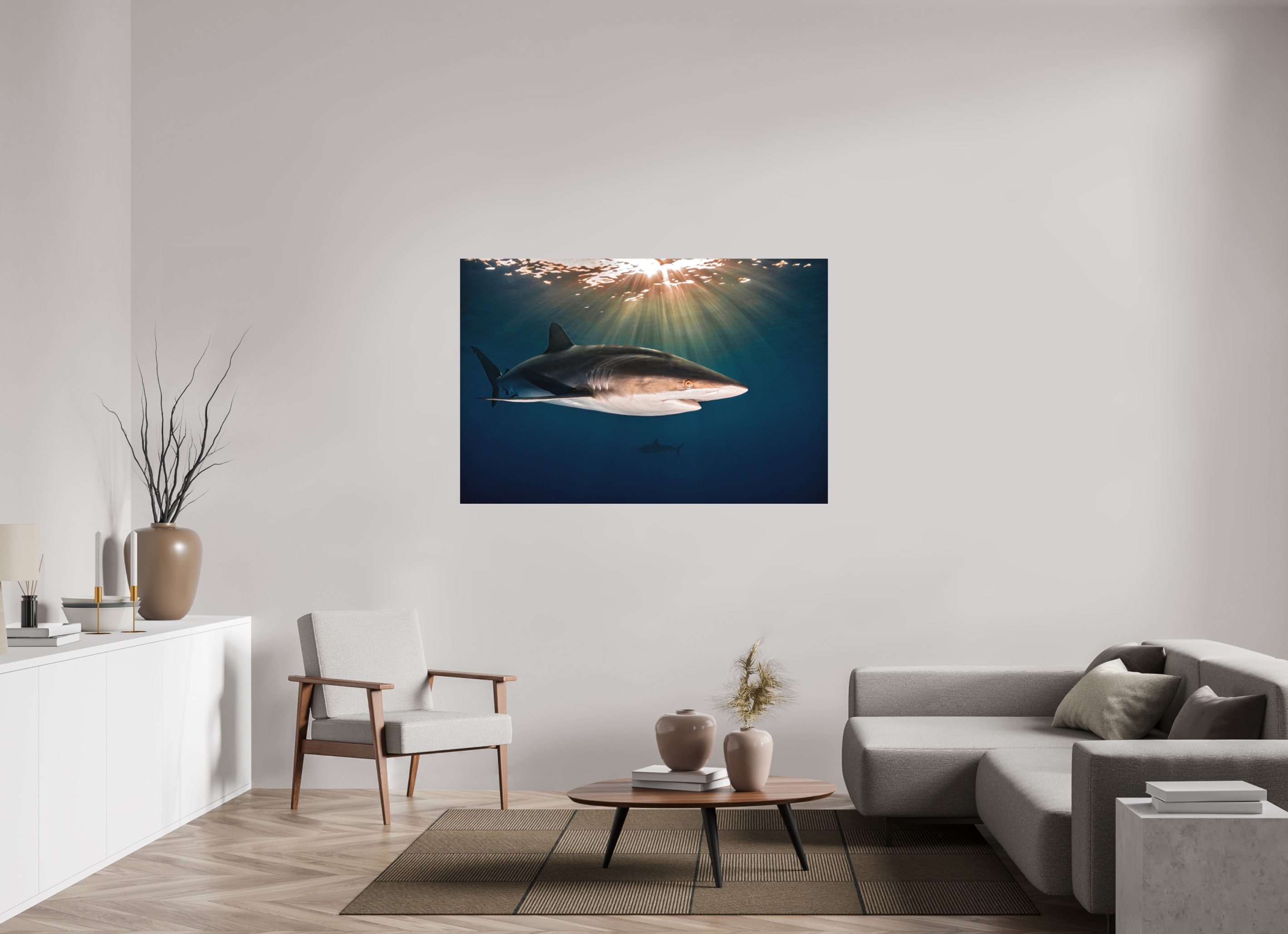 150 x 100 cm, Fine Art Print on Alu-Dibond Silky Sunset