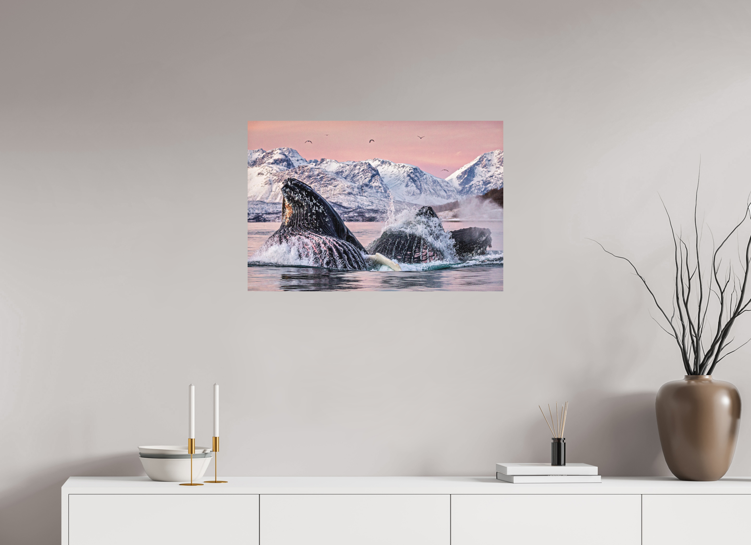 75 x 50 cm, Fine Art Print on Alu-Dibond Mouths Full