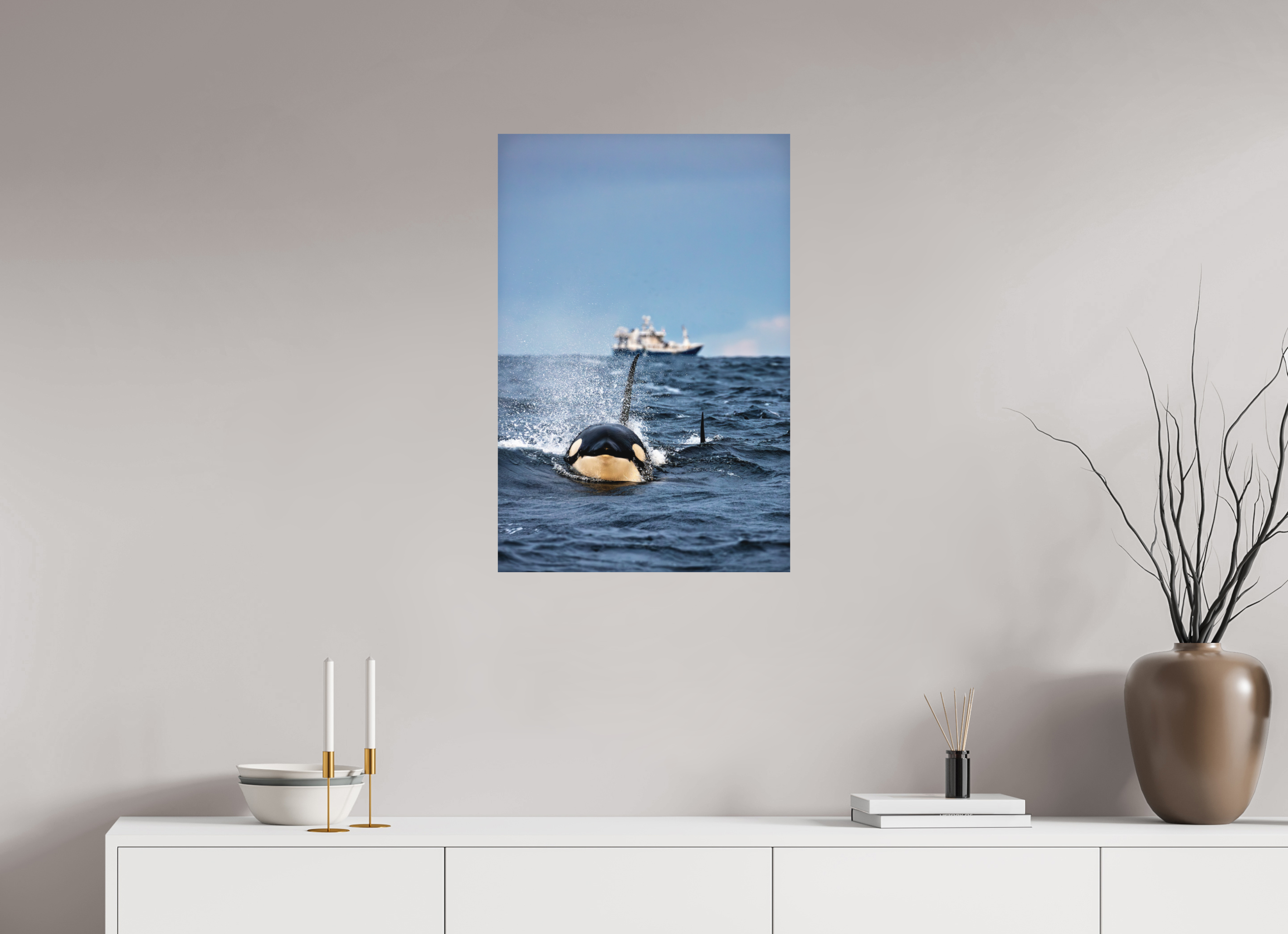 50 x 75 cm, Fine Art Print on Alu-Dibond Comin' Atcha!