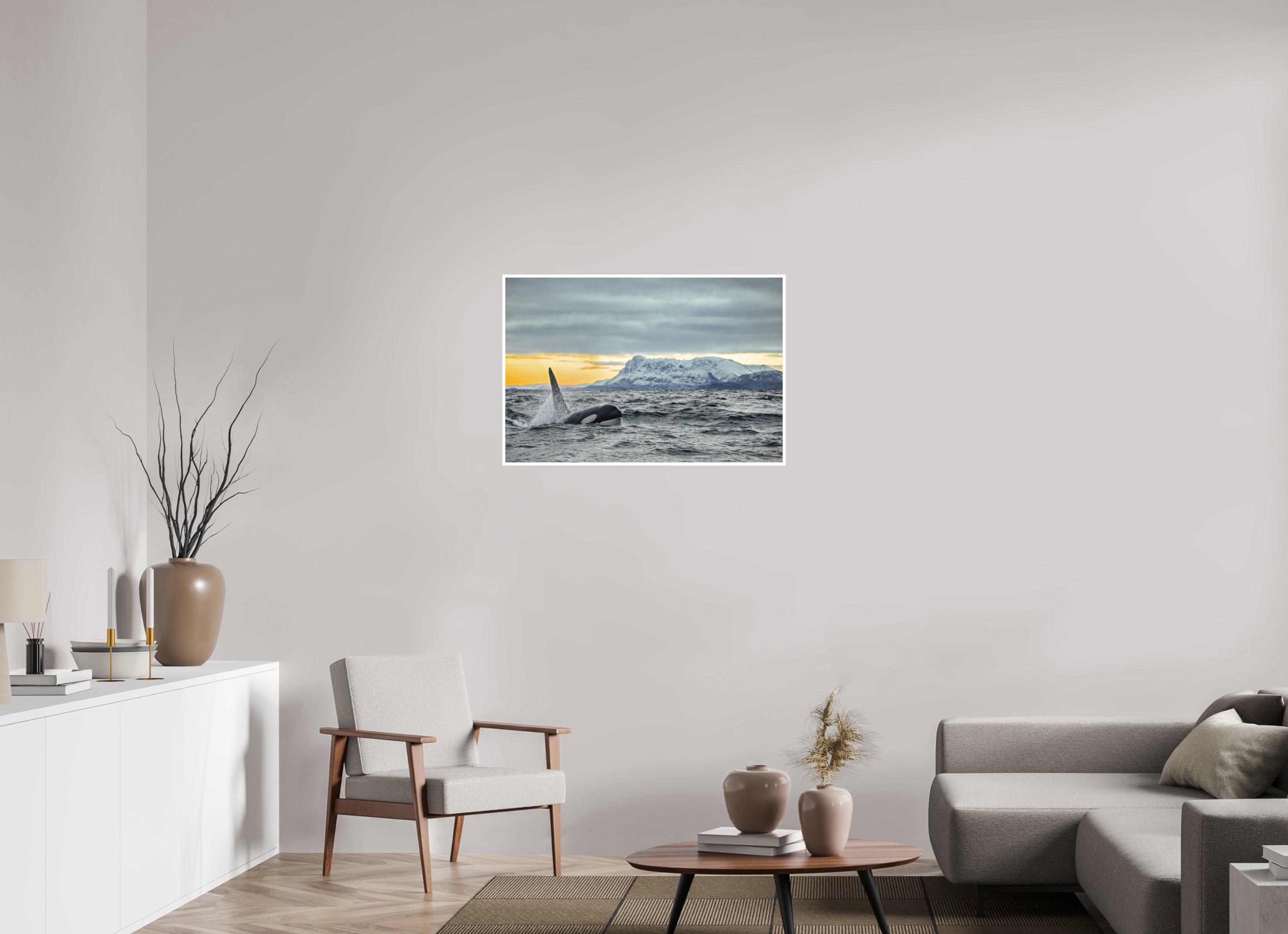 90 x 60 cm, Fine Art Print Only King of the Fjords