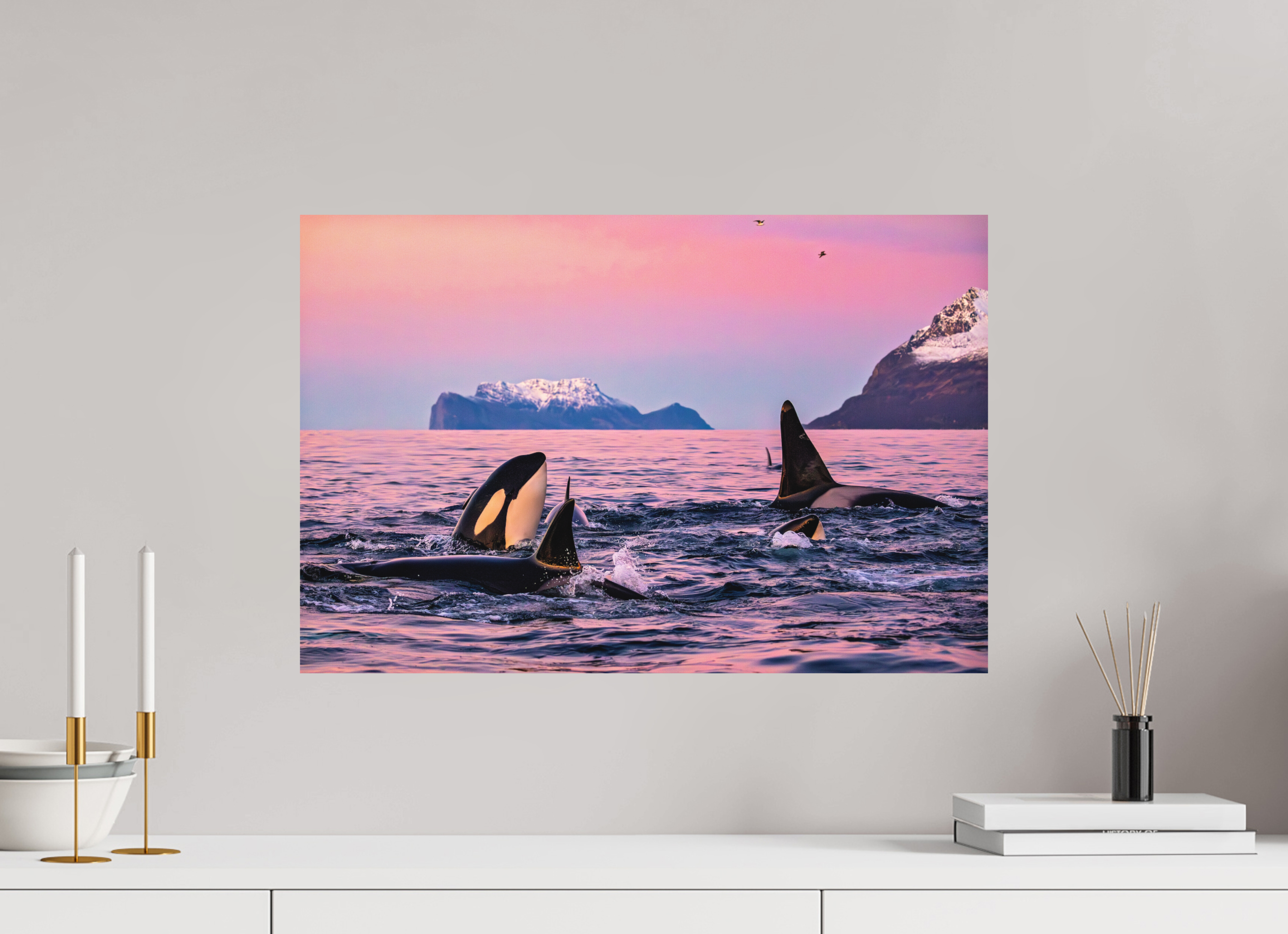 60 x 40 cm, Fine Art Print on Alu-Dibond The Big Feast