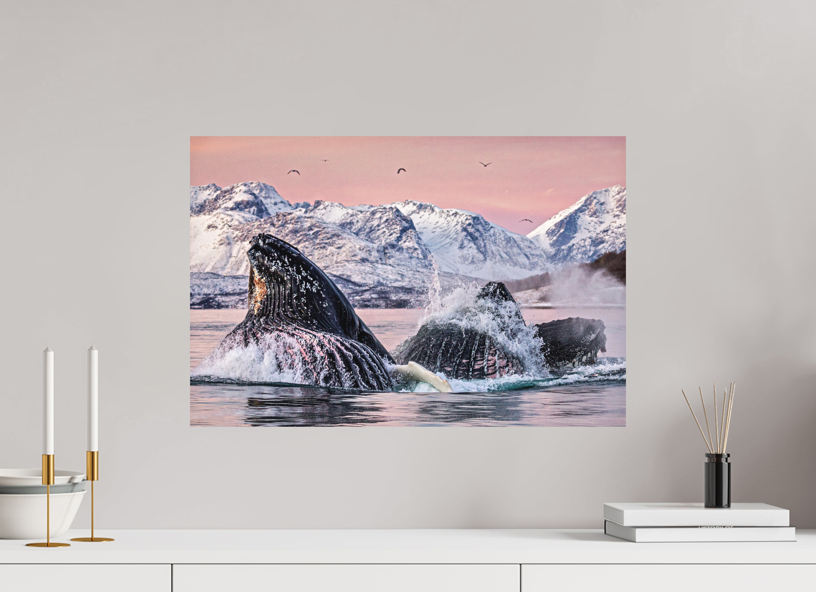 60 x 40 cm, Fine Art Print on Alu-Dibond Mouths Full