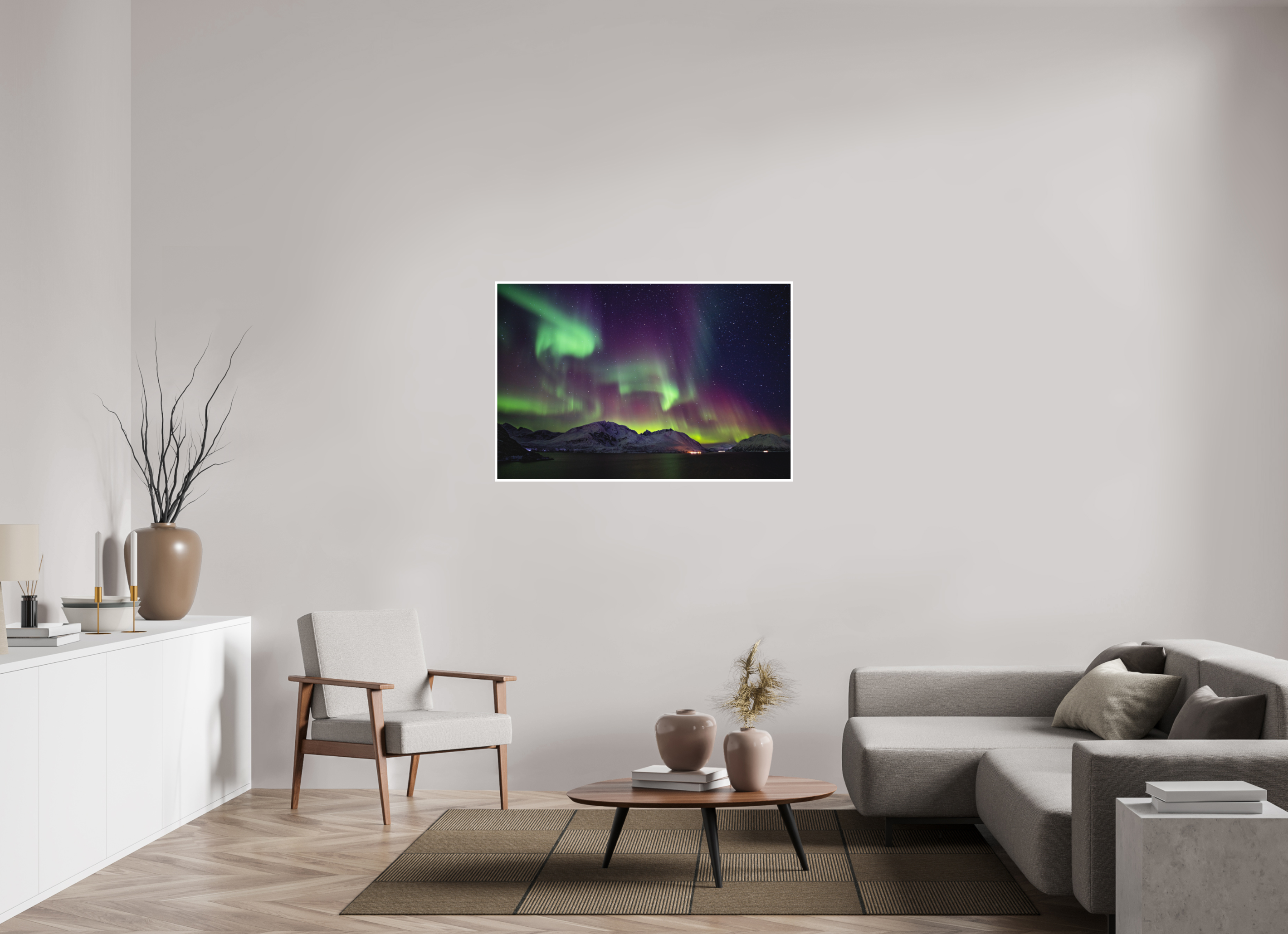 120 x 80 cm, Fine Art Print Only Green Gold of Norway