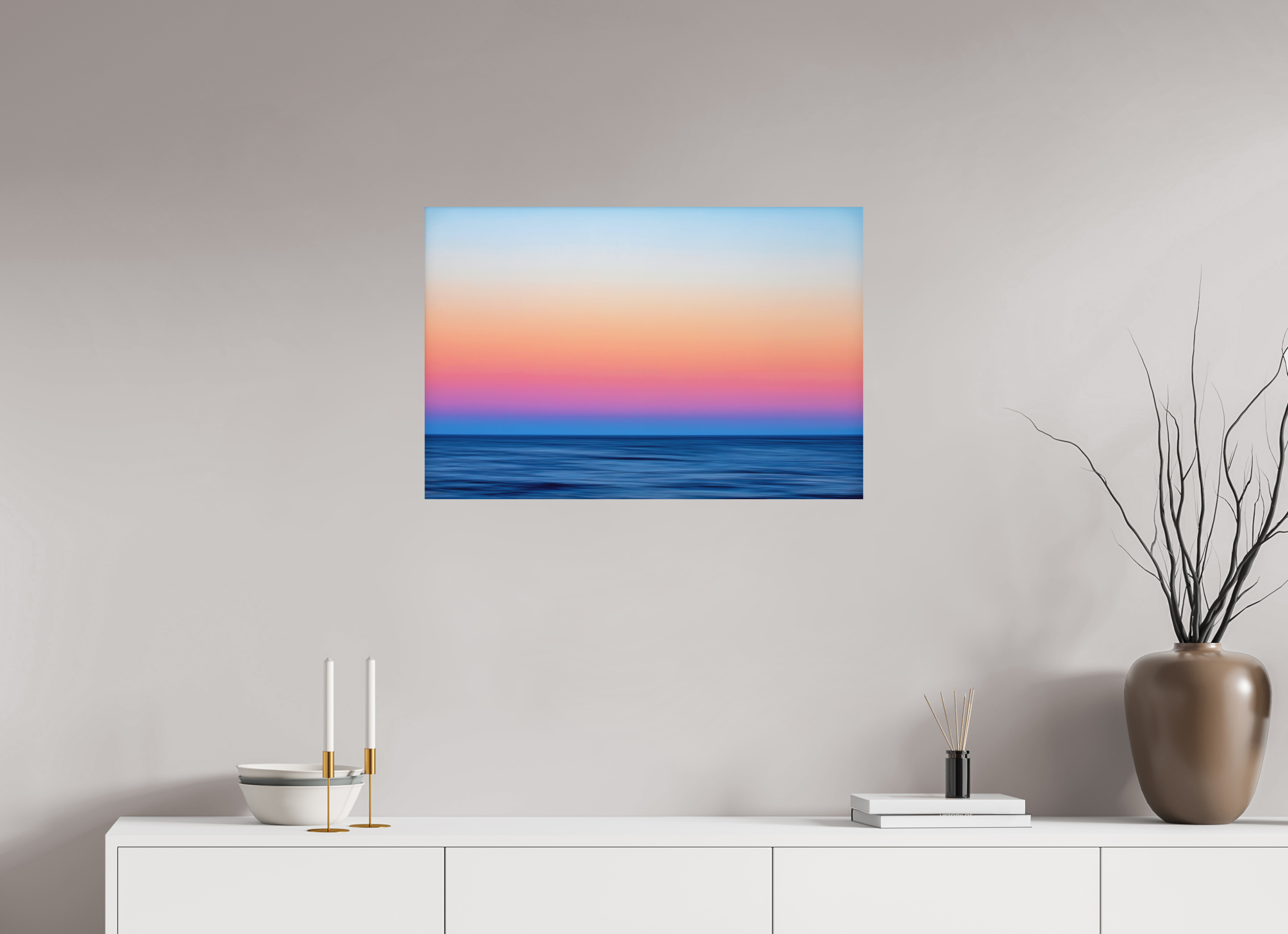 75 x 50 cm, Fine Art Print on Alu-Dibond Colors of Norway