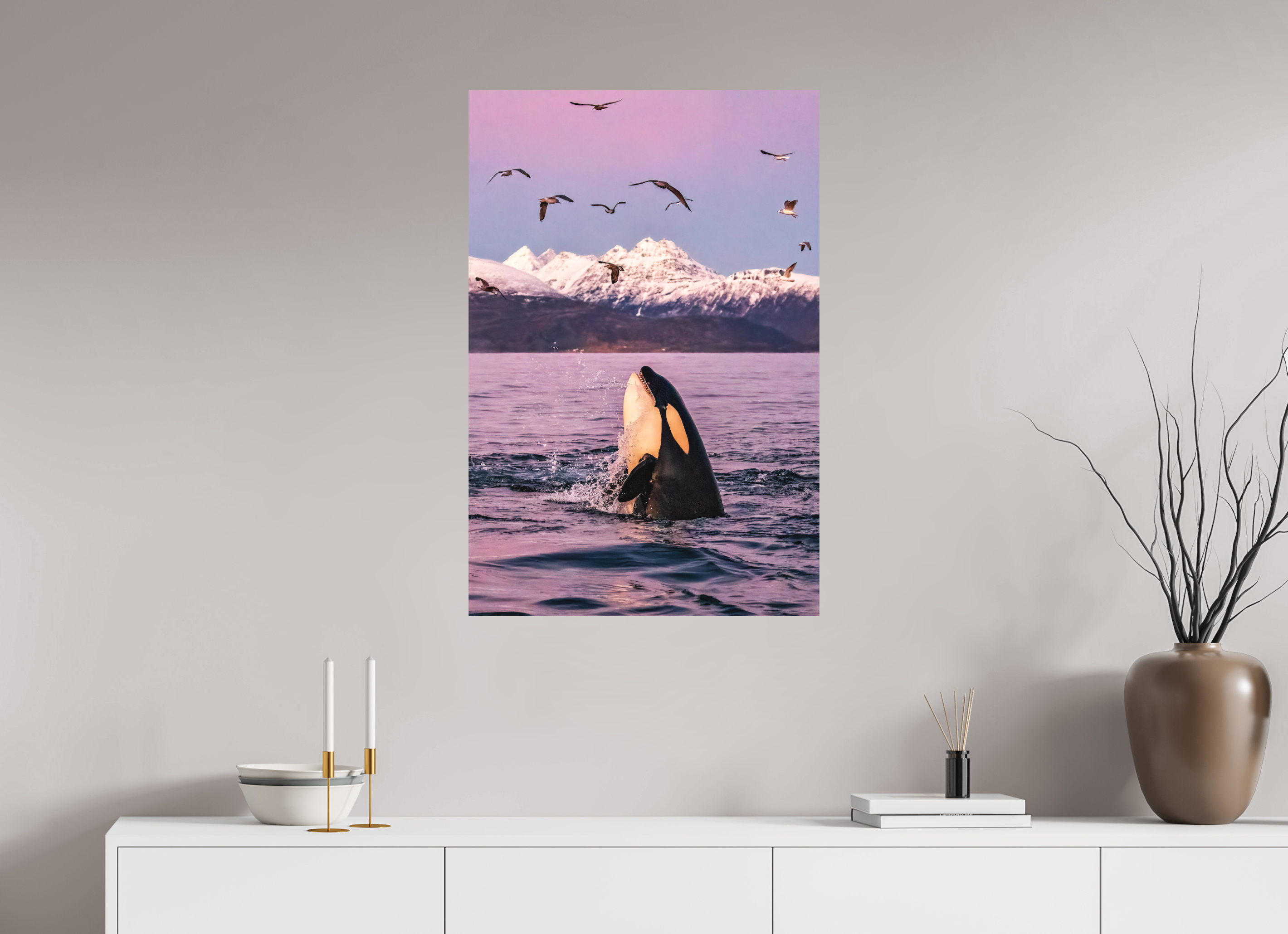 60 x 90 cm, Alu-Dibond Spy Hopper