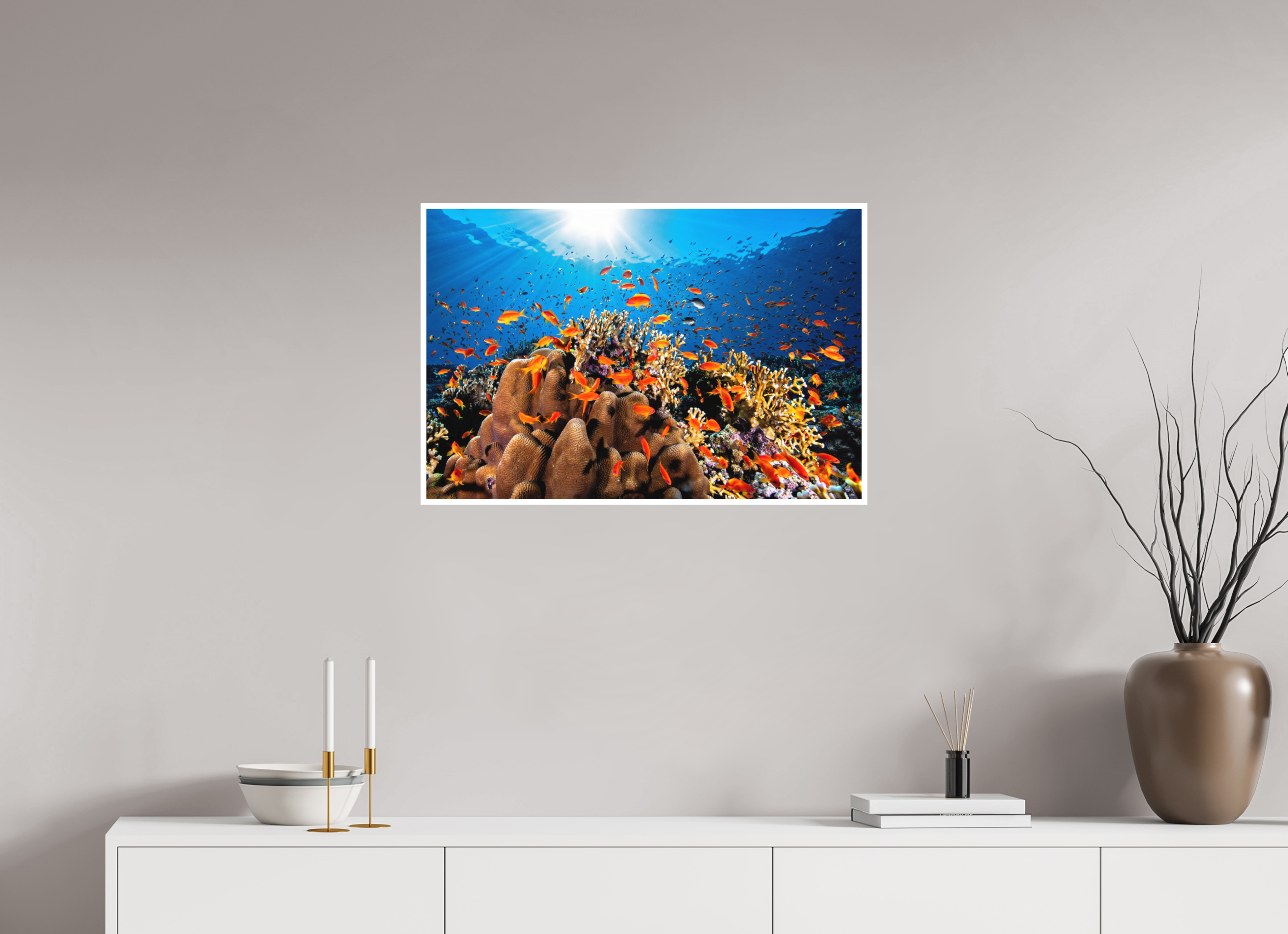 75 x 50 cm, Fine Art Print Only Anthias Paradise