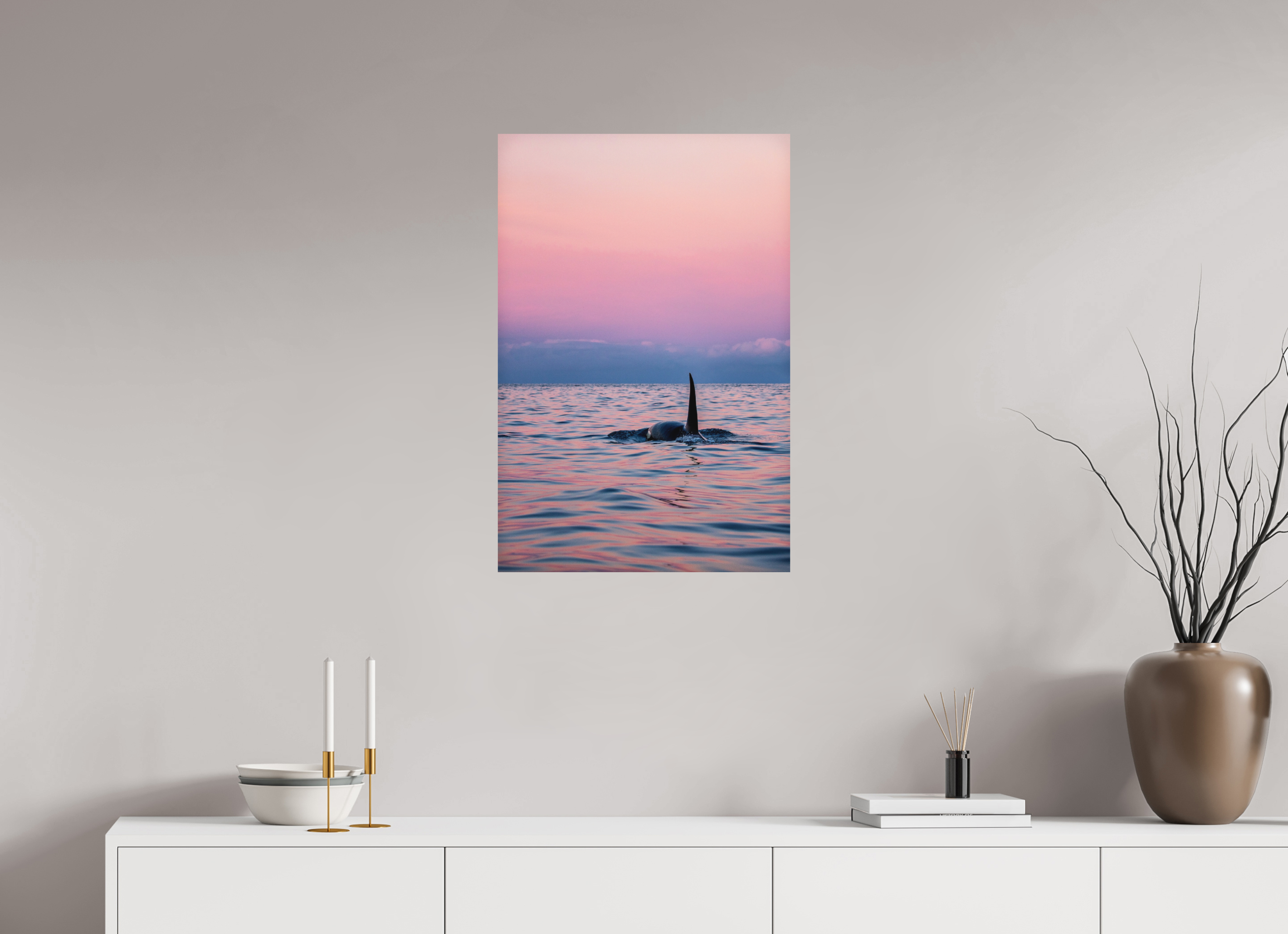 50 x 75 cm, Fine Art Print on Alu-Dibond Norwegian Dream