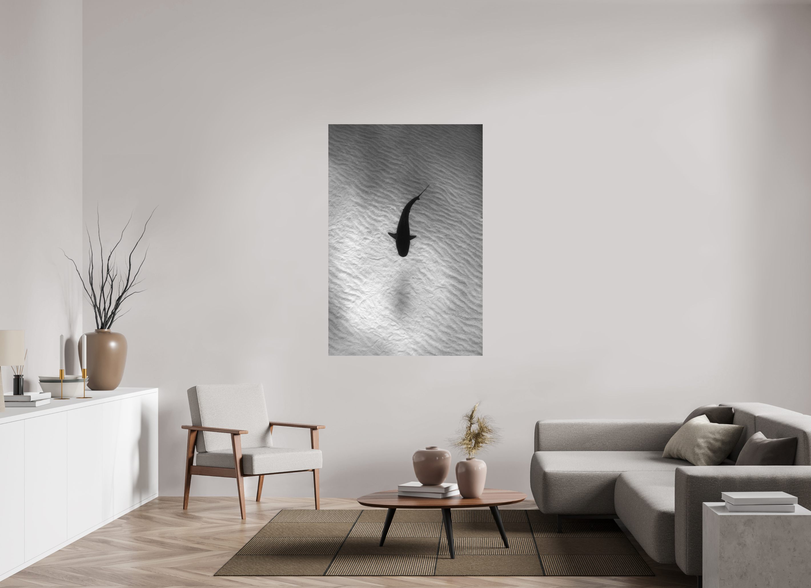 100 x 150 cm, Alu-Dibond Tiger Stripes