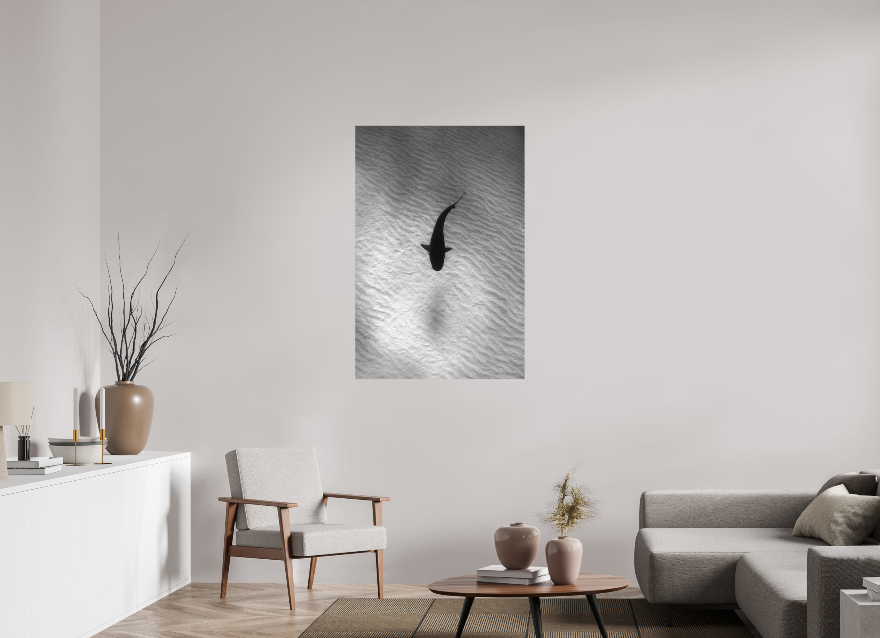 80 x 120 cm, Alu-Dibond Tiger Stripes