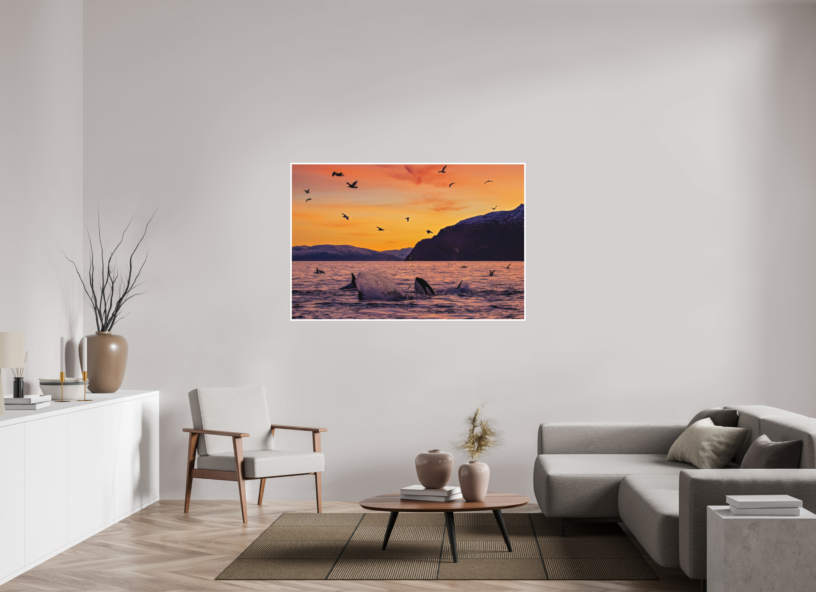 150 x 100 cm, Fine Art Print Only Sunset Feast