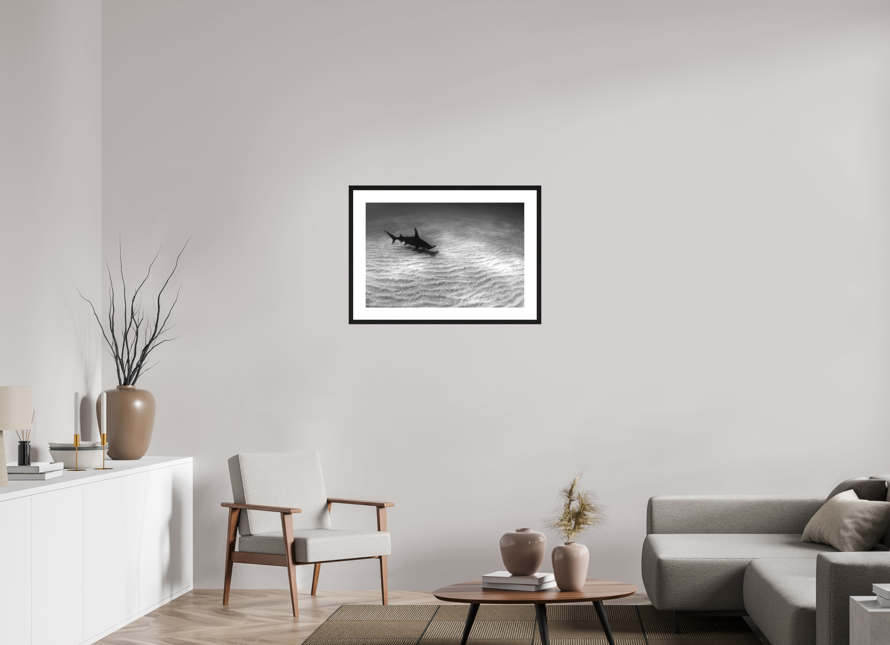 75 x 50 cm, Framed Print Sand Cruiser
