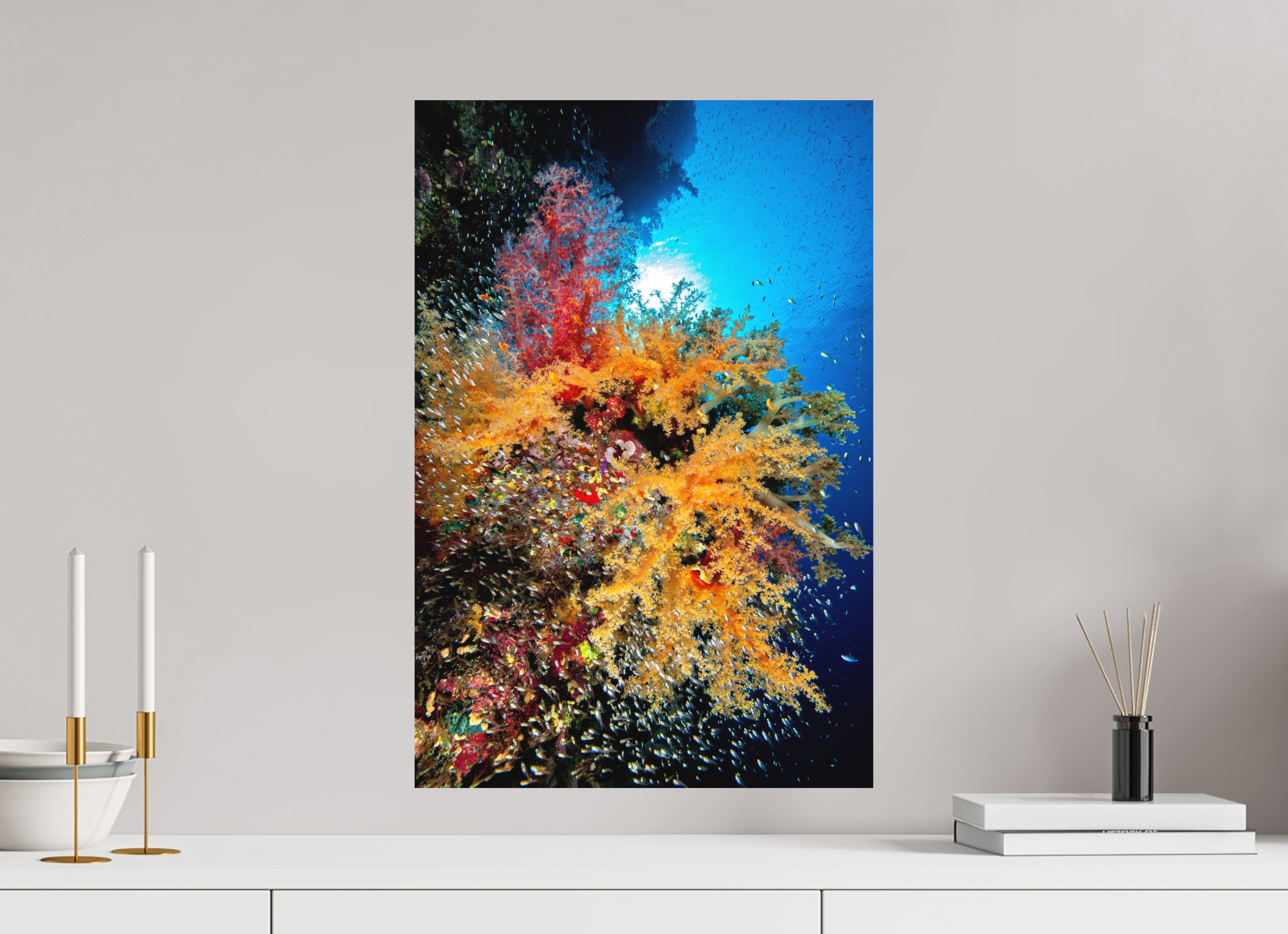 40 x 60 cm, Fine Art Print on Alu-Dibond Color Explosion