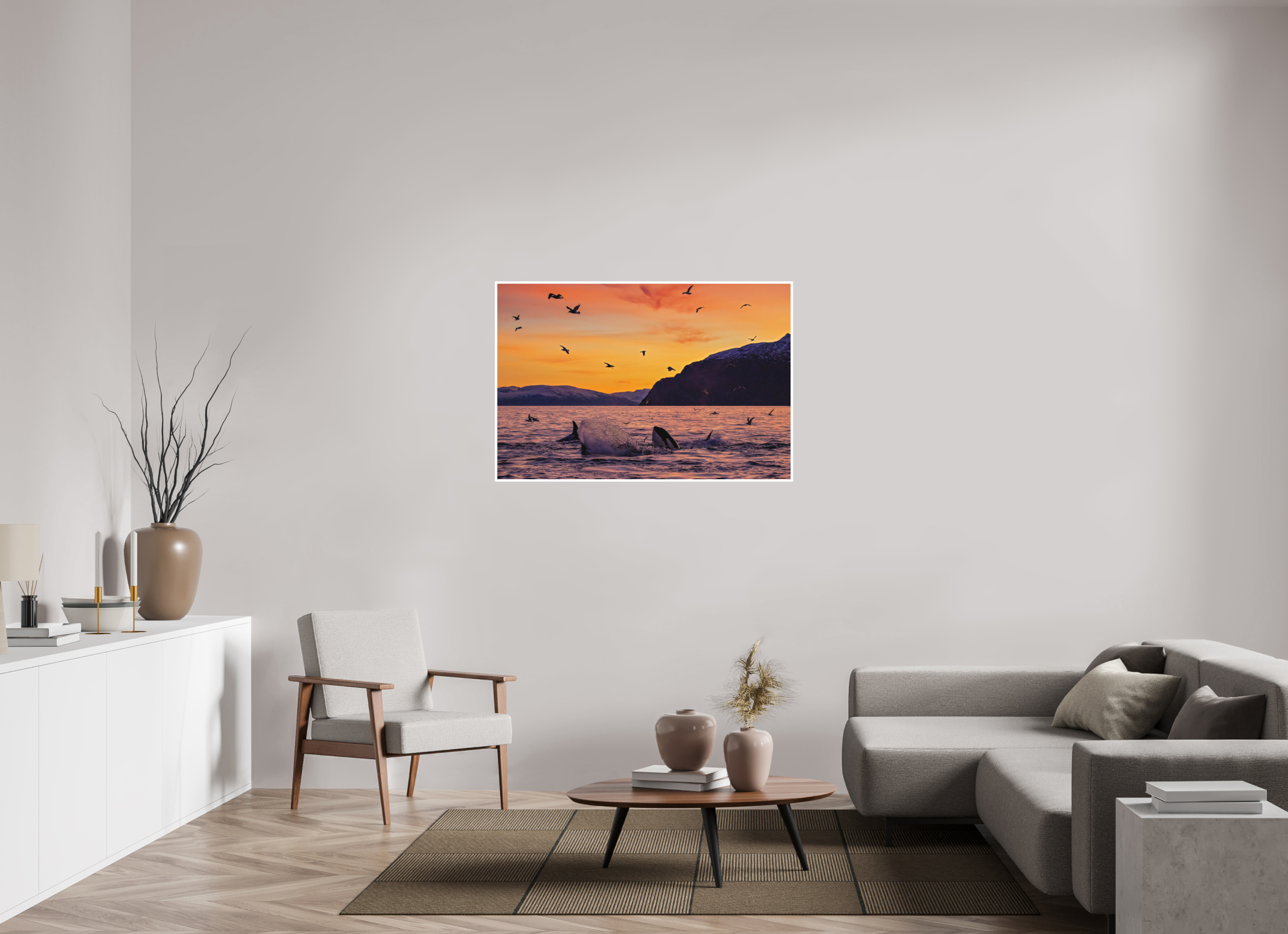 120 x 80 cm, Fine Art Print Only Sunset Feast