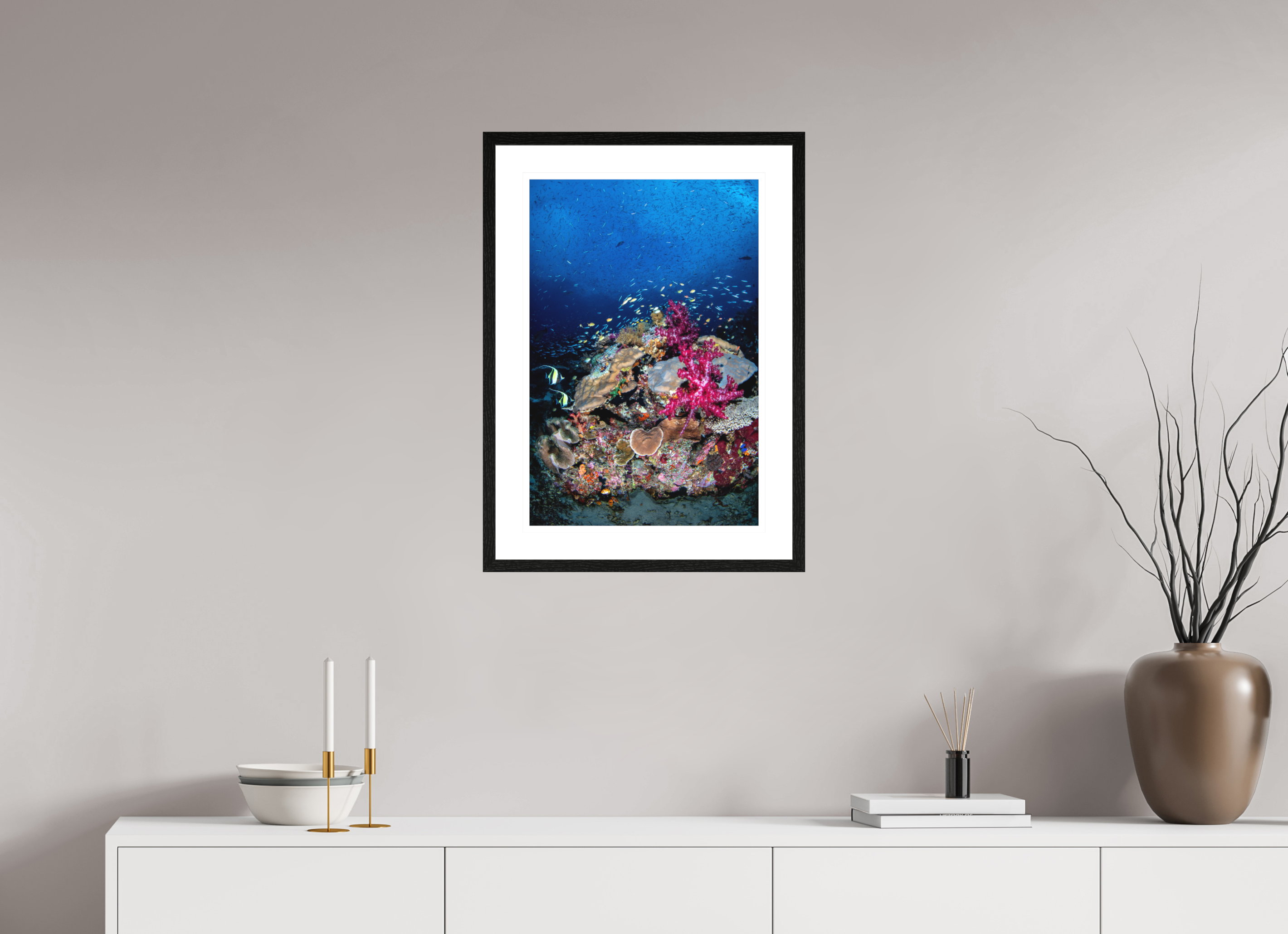 40 x 60 cm, Framed Print Rush Hour